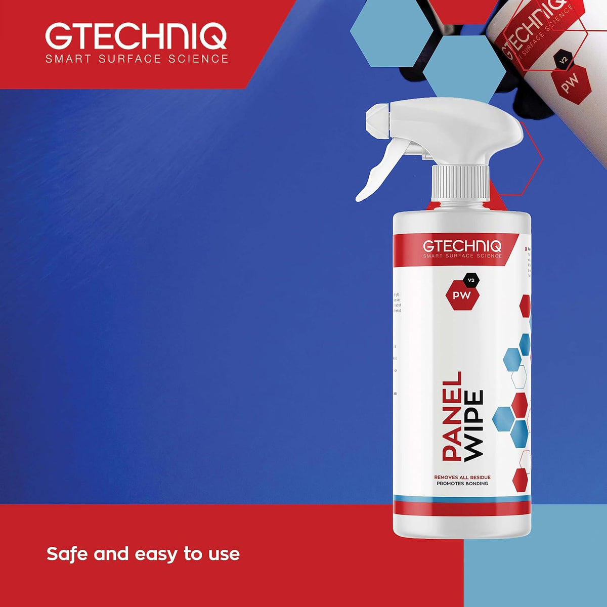 Gtechniq Panel Wipe for Car Cleaning, Pre-Sealant Car Cleaner for Polish Residue, Fragrance-Free