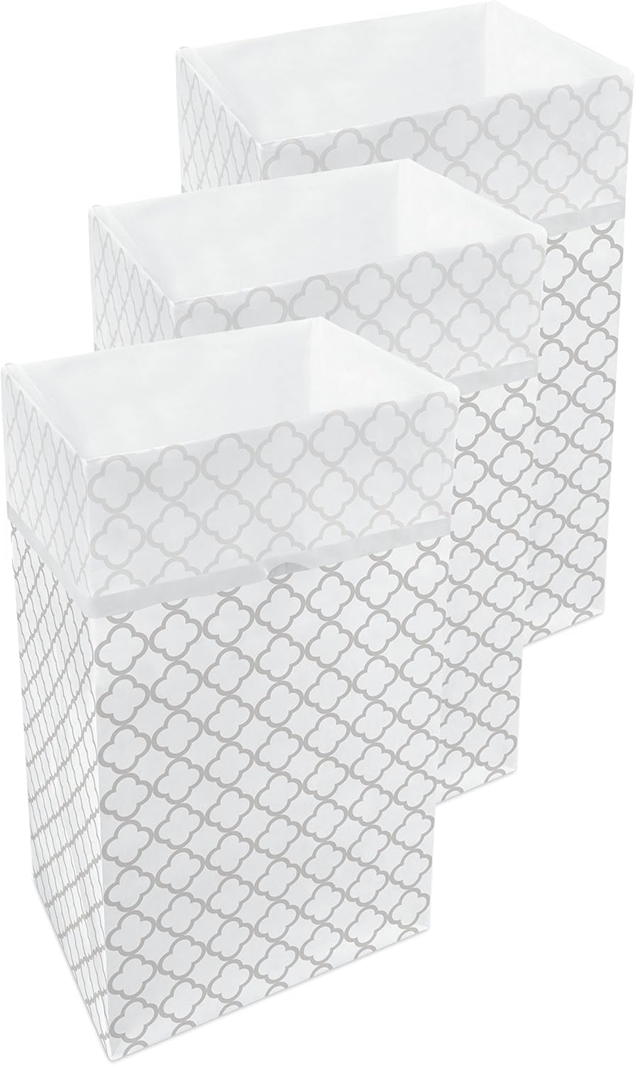 30 Gallon Disposable Pop-Up Trash Cans (3-Pack) with Fitted Bags – Foldable Garbage & Recycling