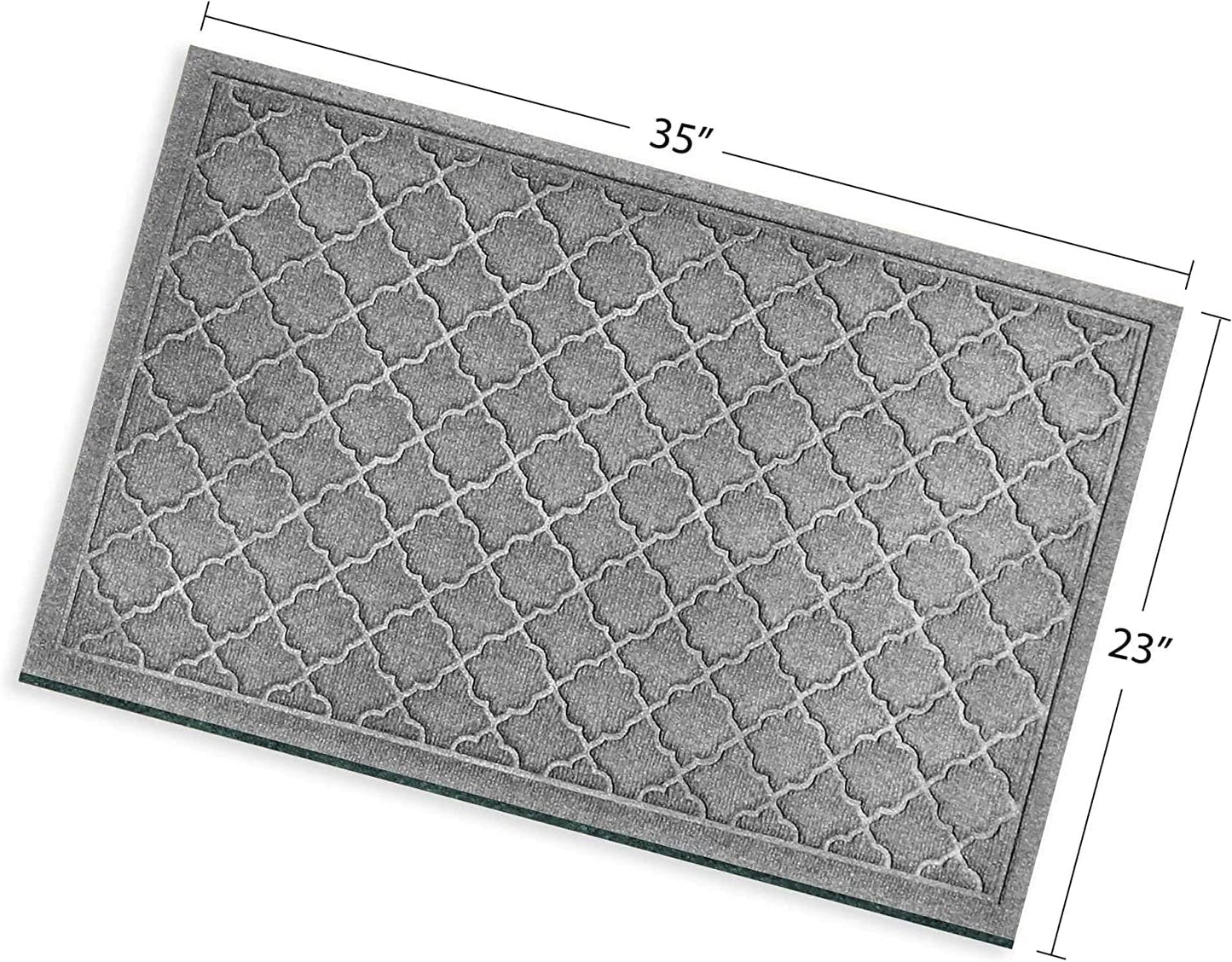 WaterHog Heavy Duty Doorway Mat, 2' x 3', Made in USA, Durable & Skid-Resistant Entryway Mat