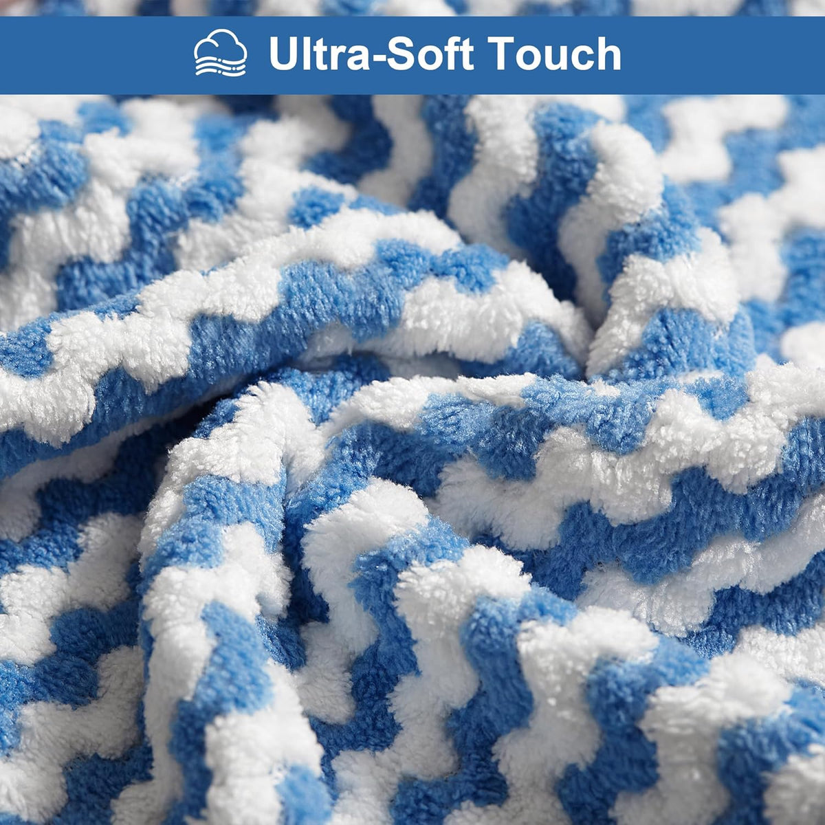 JOYMOOP Microfiber Cleaning Cloth, Mixed Color Towels with Edging, Large Size 6 Pack (11.8" x