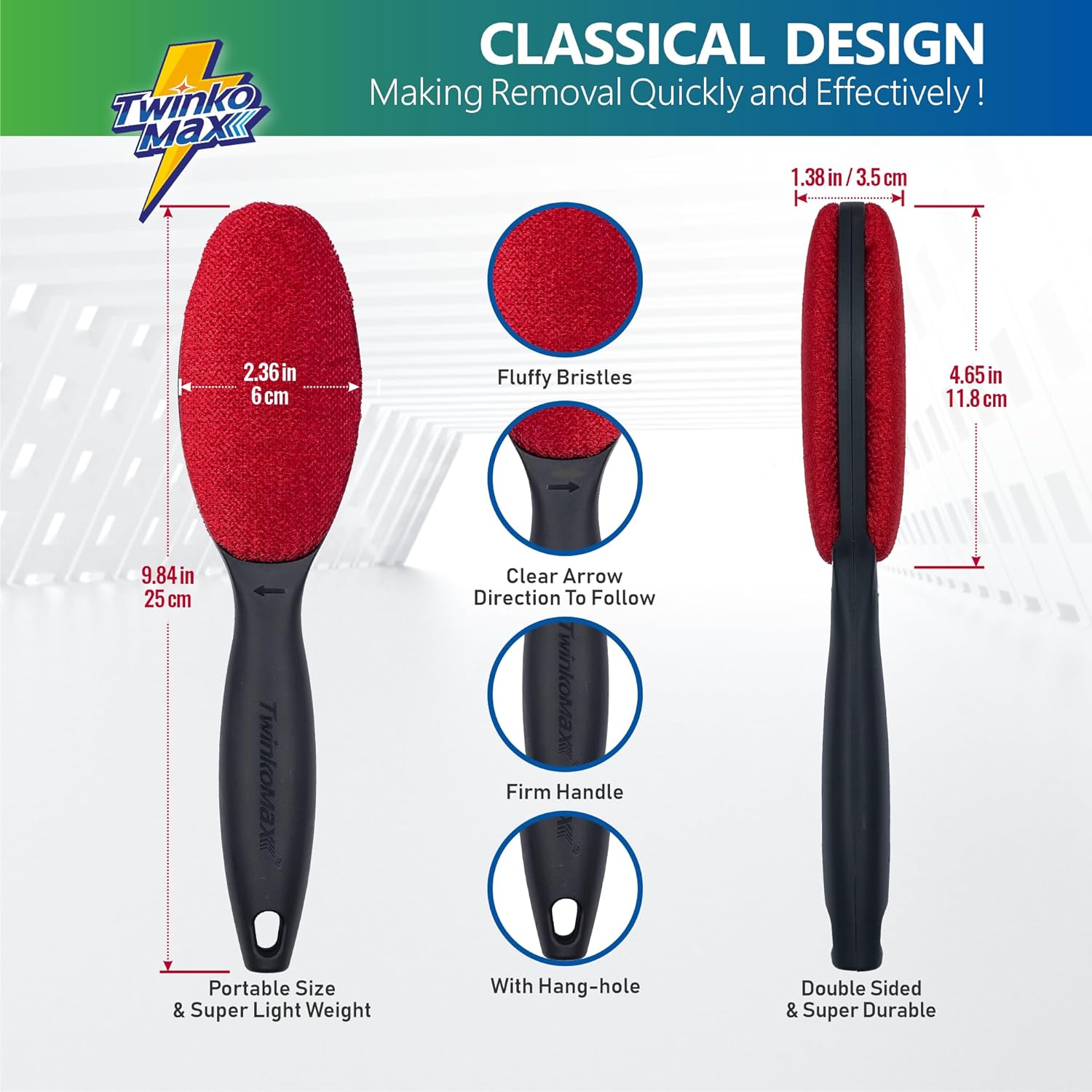 Lint Brush, Lint Remover, Pet Hair Remover, Clothes Brush, Magic Lint Remover Brush, Sheet and
