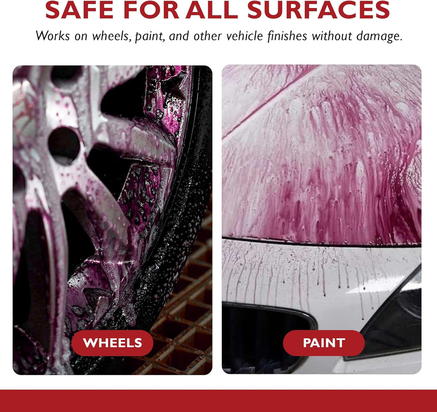 Honest Wash Iron Remover Car Detailing – Powerful Solution for Dissolving Brake Dust, Dirt, and