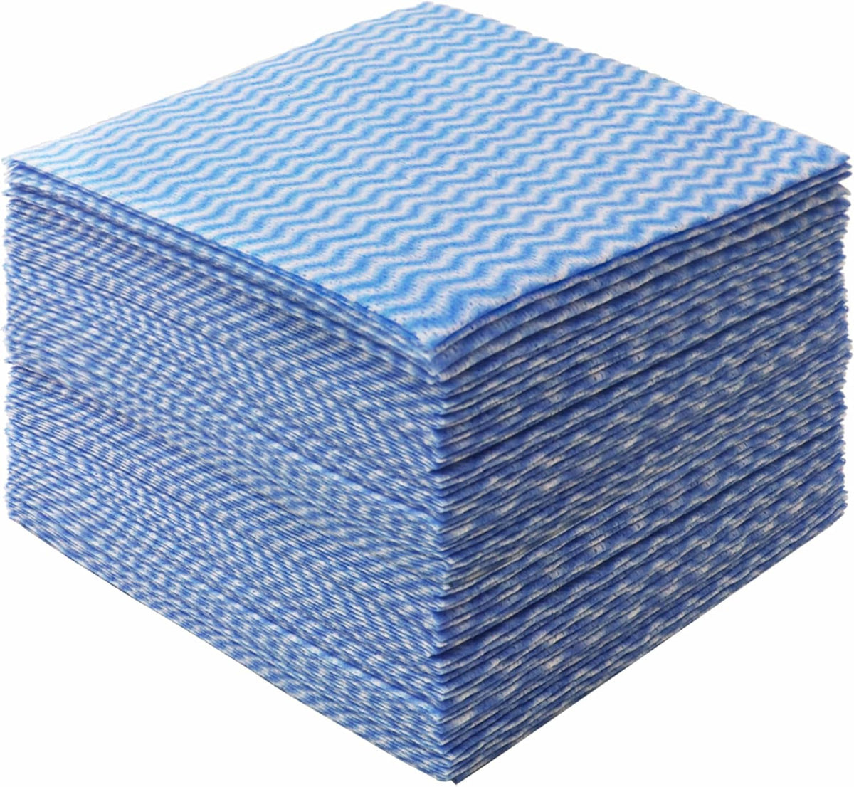 JEBBLAS 100Pcs Reusable Cleaning Cloths 11.8‘’x11.8‘’ Handi Wipes Reusable Cloths Dry Cleaning