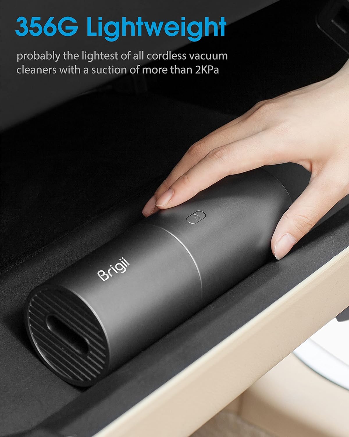 Brigii Mini Vacuum Cleaner,Small Handheld Vacuum Cordless USB Rechargeable,Dust Buster and Blower 2