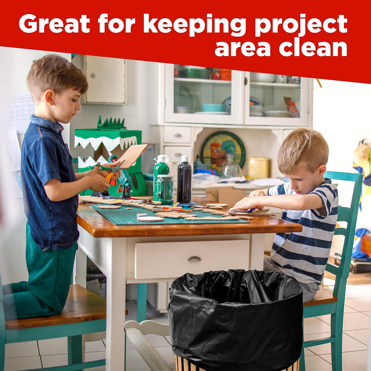 ToughBag 30-33 Gallon Trash Bags Heavy Duty, 32 x 38" Black Garbage Bags (250 COUNT) – 30+, 32