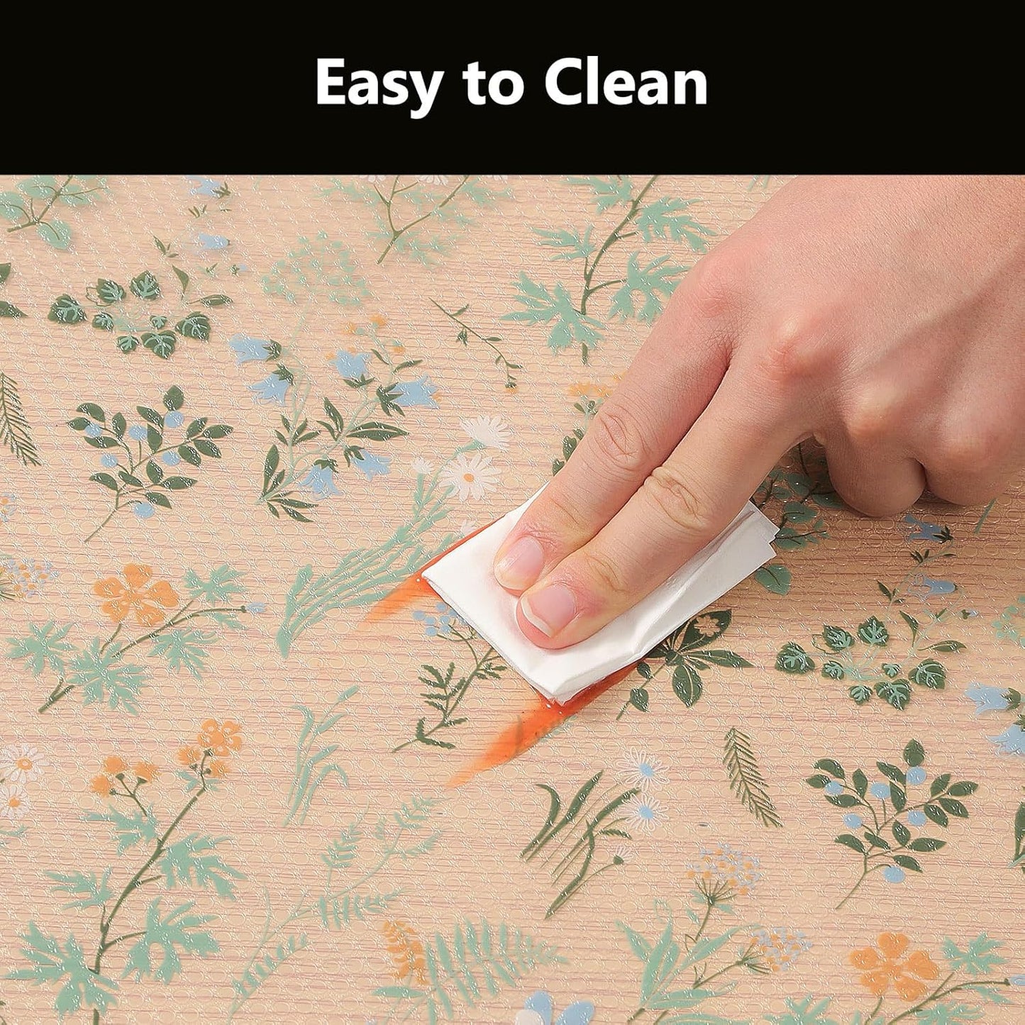 INNOLITES Shelf Liners for Kitchen Cabinets – Drawer Liner Waterproof & Oil-Proof, Non-Adhesive EVA
