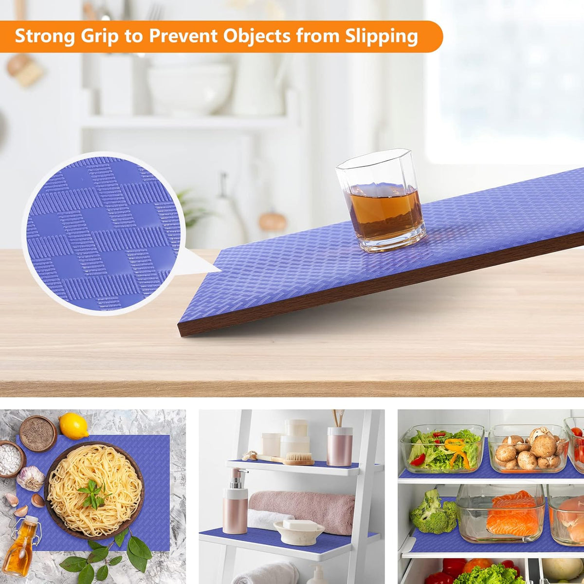 Shelf Liners for Kitchen Cabinets Refrigerator Liners Waterproof Plastic Kitchen Cupboard Liner Non
