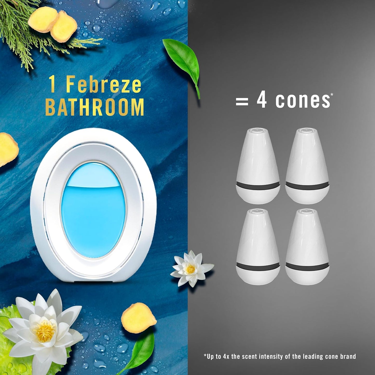 Febreze Bathroom Air Freshener, Odor-Fighting, Plug In Alternative, Air Fresheners for Home and