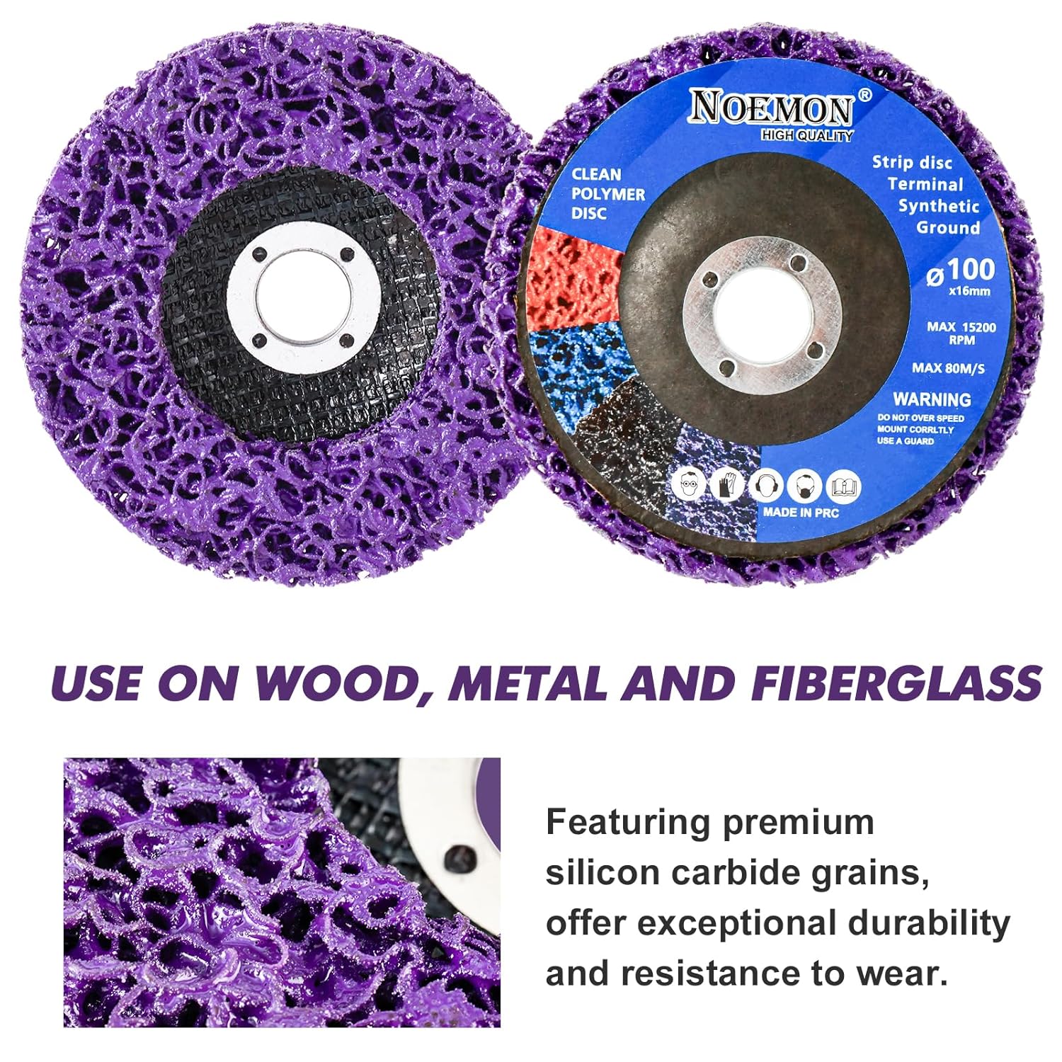 7 Pack Paint Eater Strip Disc Angle Grinder Rust Removal Disc Paint Stripper for Metal Paint