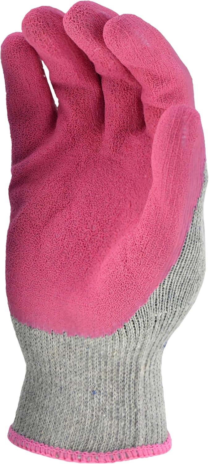 G & F Products G & F Rubber Latex Double Coated Work Gloves for Construction, gardening gloves