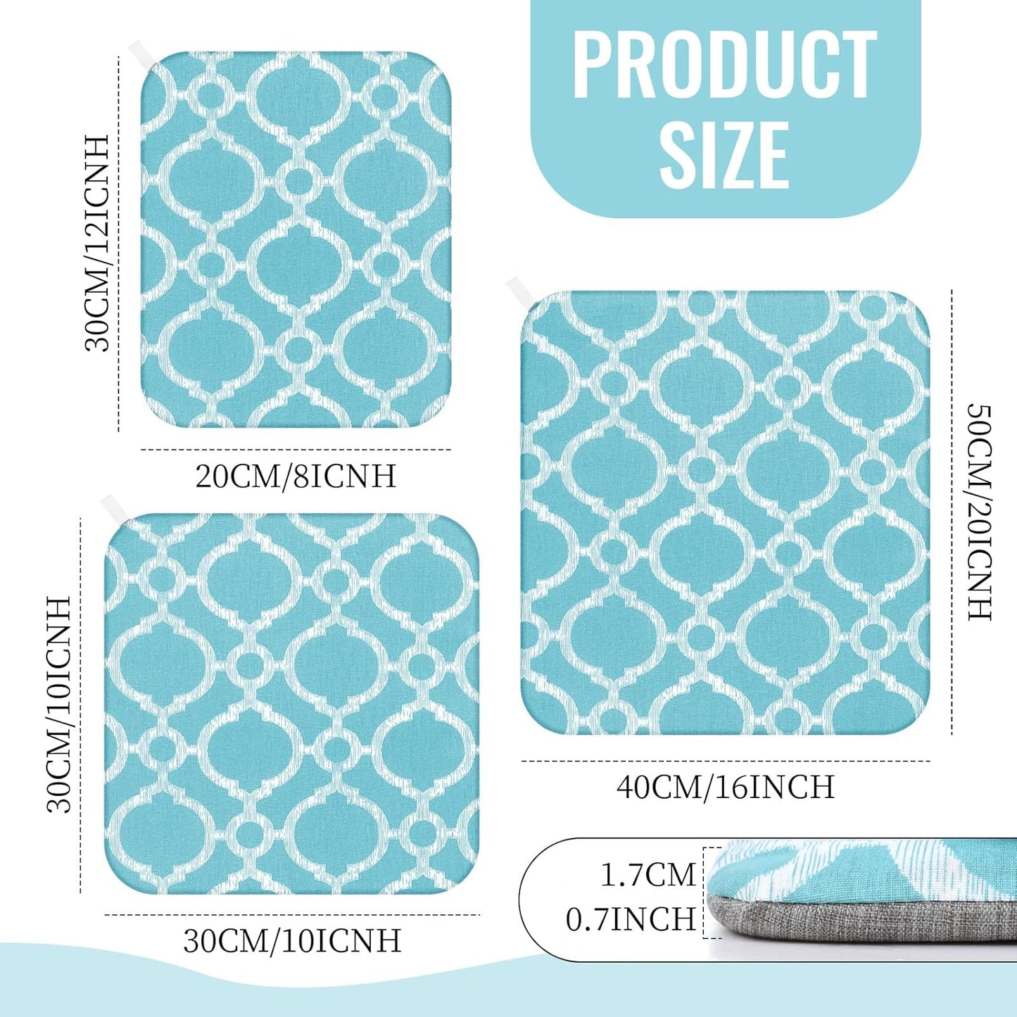 3 Pcs Heat Press Mats Compatible with Easypress 2 / Easypress Easy Press Mat Protective Resistant