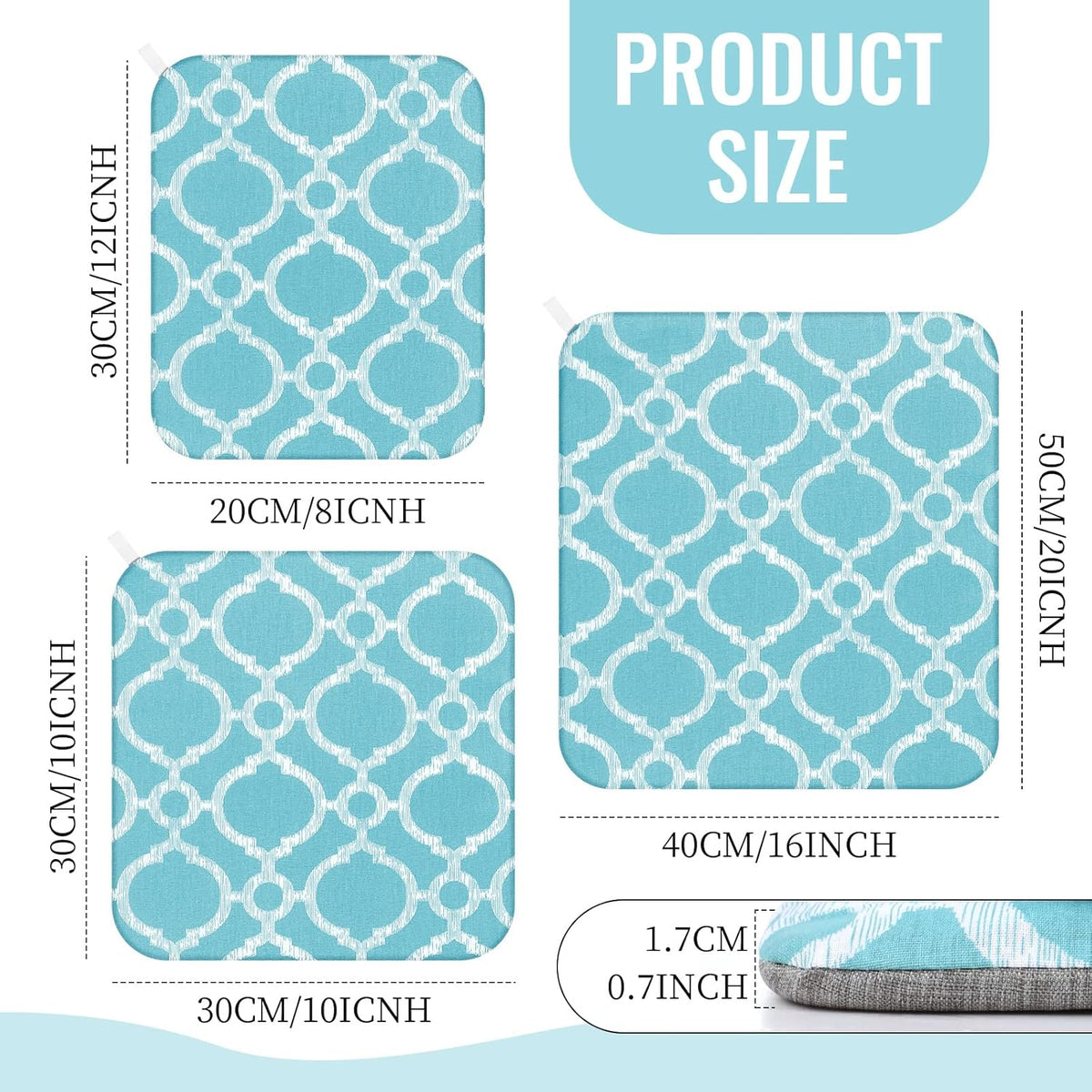 3 Pcs Heat Press Mats Compatible with Easypress 2 / Easypress Easy Press Mat Protective Resistant