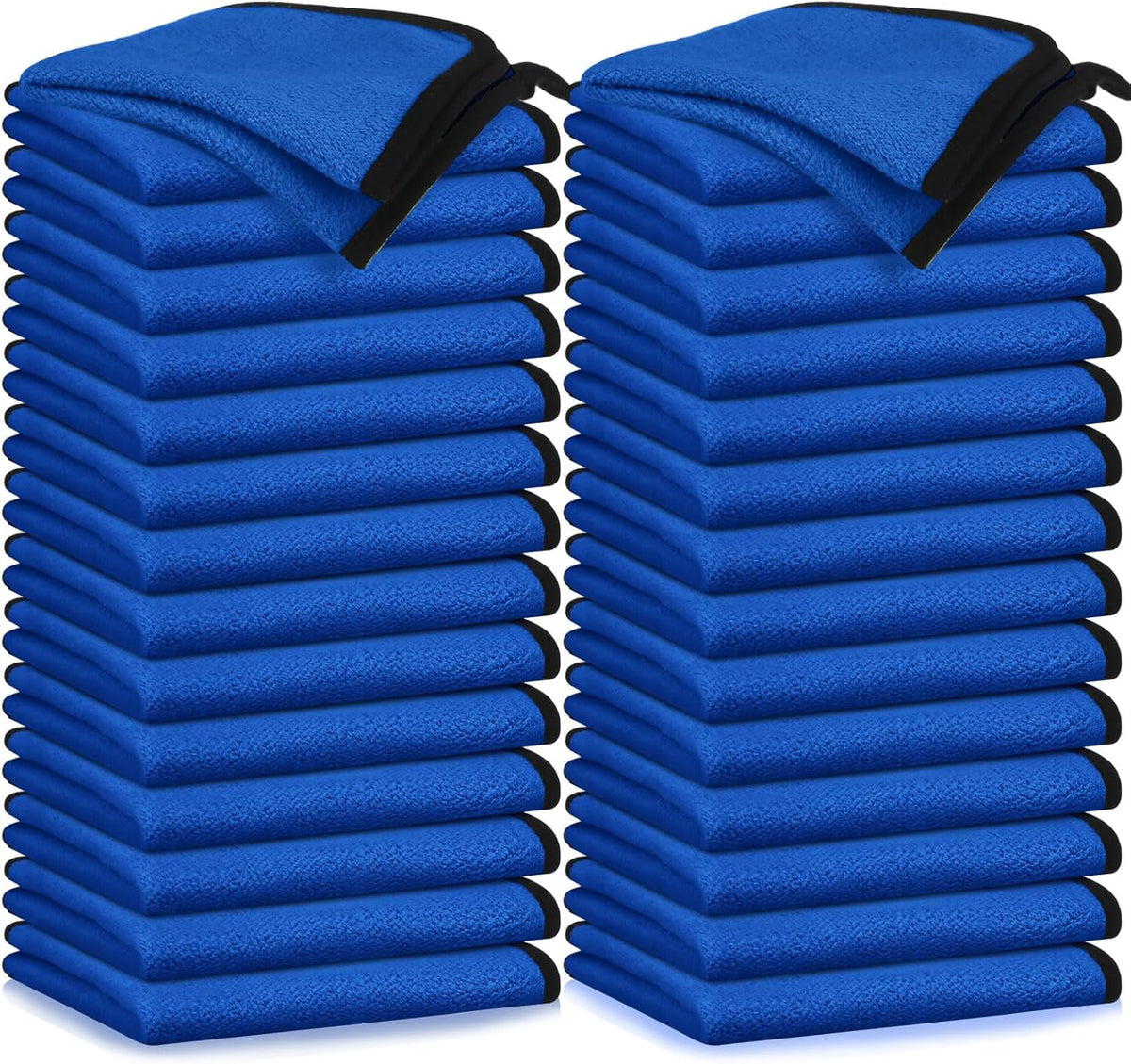 Tallew 40 Pcs Microfiber Towels 16 Inch x 16 Inch Microfiber Cloth Car Drying Towels for Cars