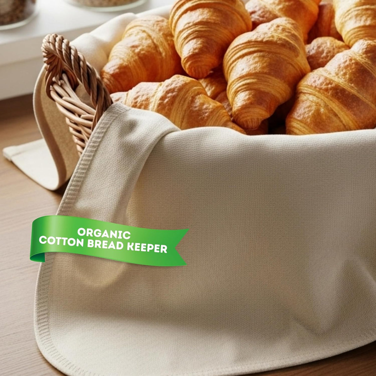 WHITEWRAP Unbleached Flour Sack Towels for Bread Proofing – Thick Cotton Baking Cloth for