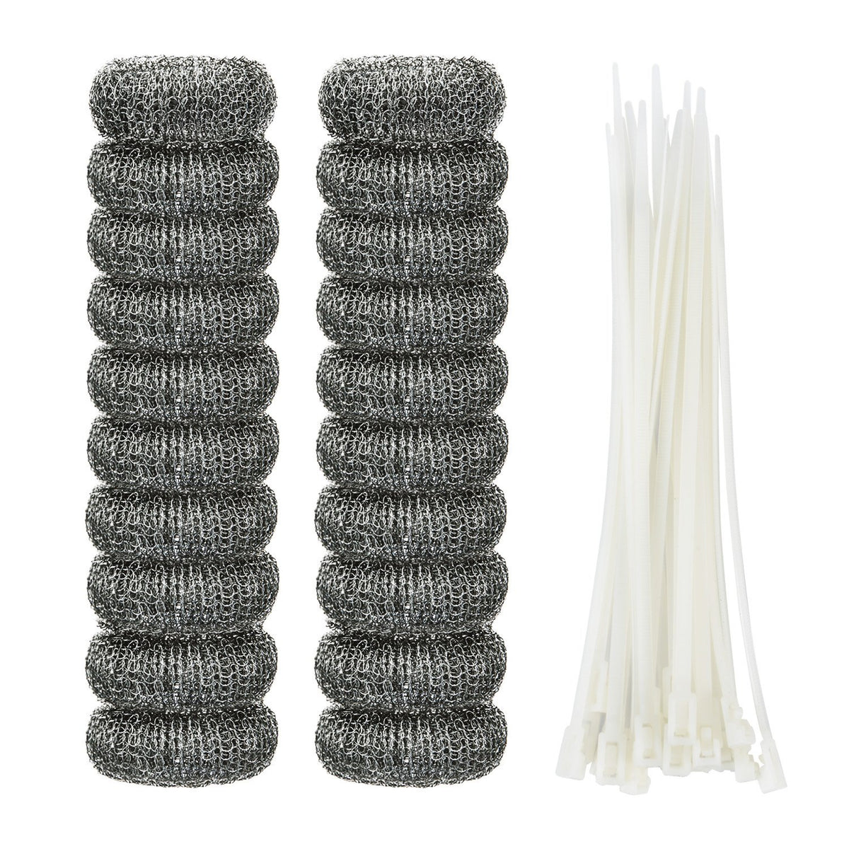 Shappy 20 Pieces Lint Traps Washing Machine Drain Hose Filter Stainless Steel Snare Laundry Mesh