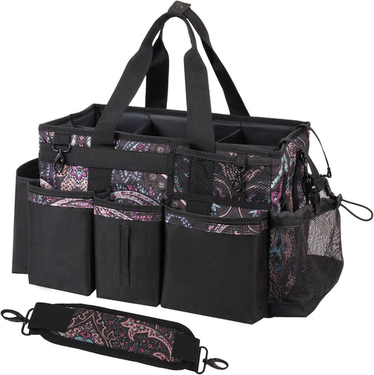 Wearable Cleaning Caddy, Cleaning Caddy Supplies Organizer with Handle & Shoulder Straps for
