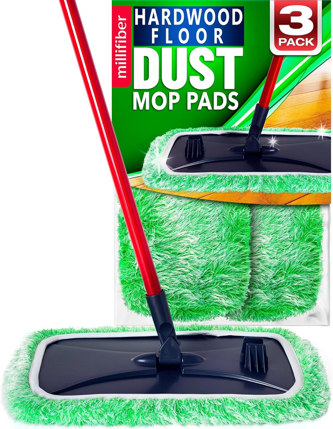 Floor Duster Refill 15x8 Inches - Pet Heavy Duty Duster Refill Compatible with All 15x8 Mop Heads