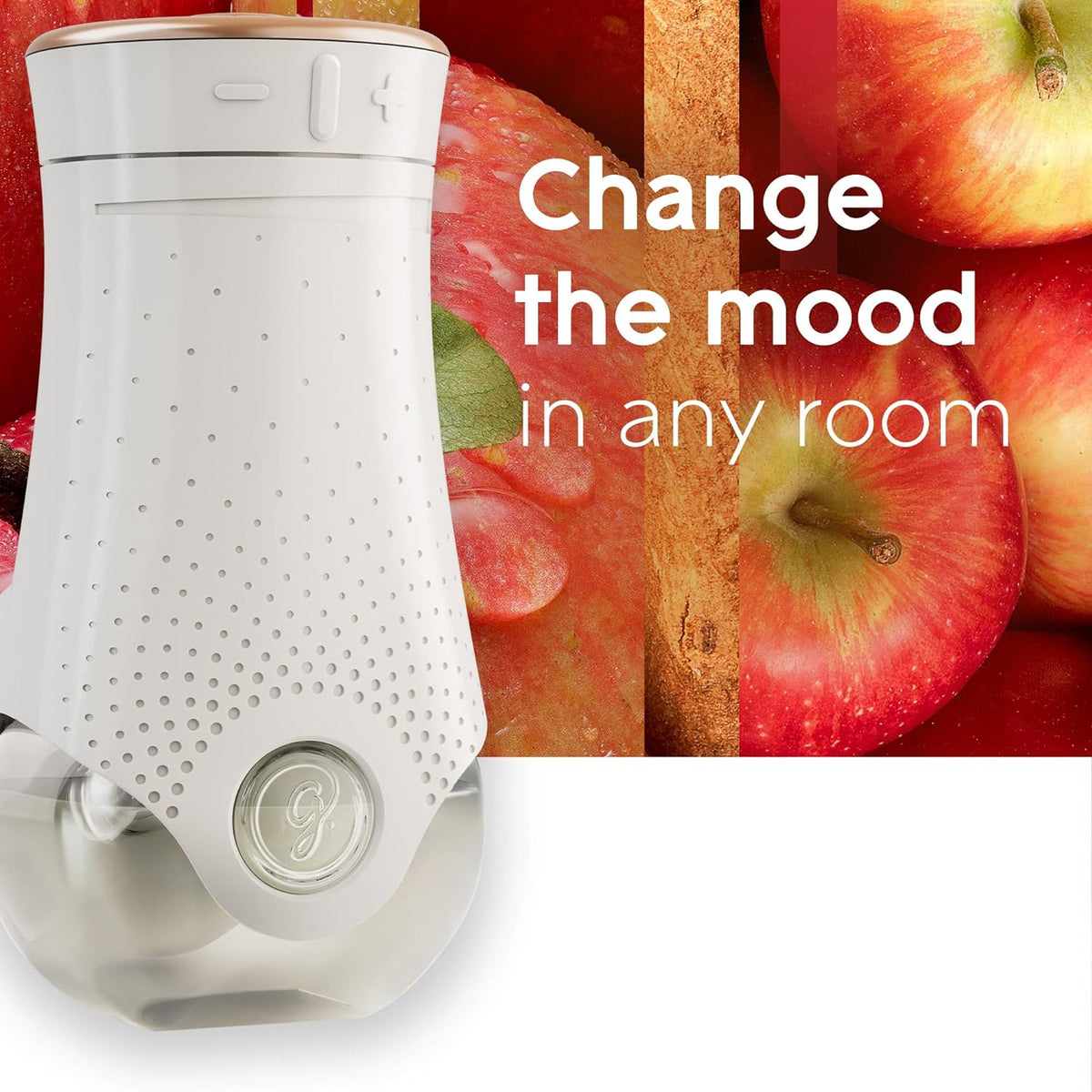 Glade PlugIns Refills Air Freshener, Scented and Essential Oils for Home and Bathroom, Apple