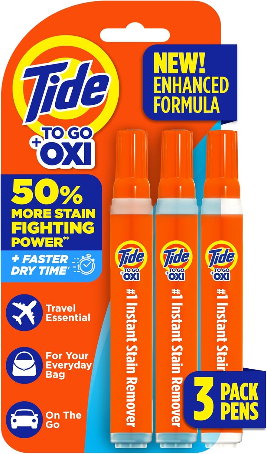 Tide Stain Remover for Clothes, Tide To Go Pen, Instant Stain Remover Pen & Spot Cleaner, Portable