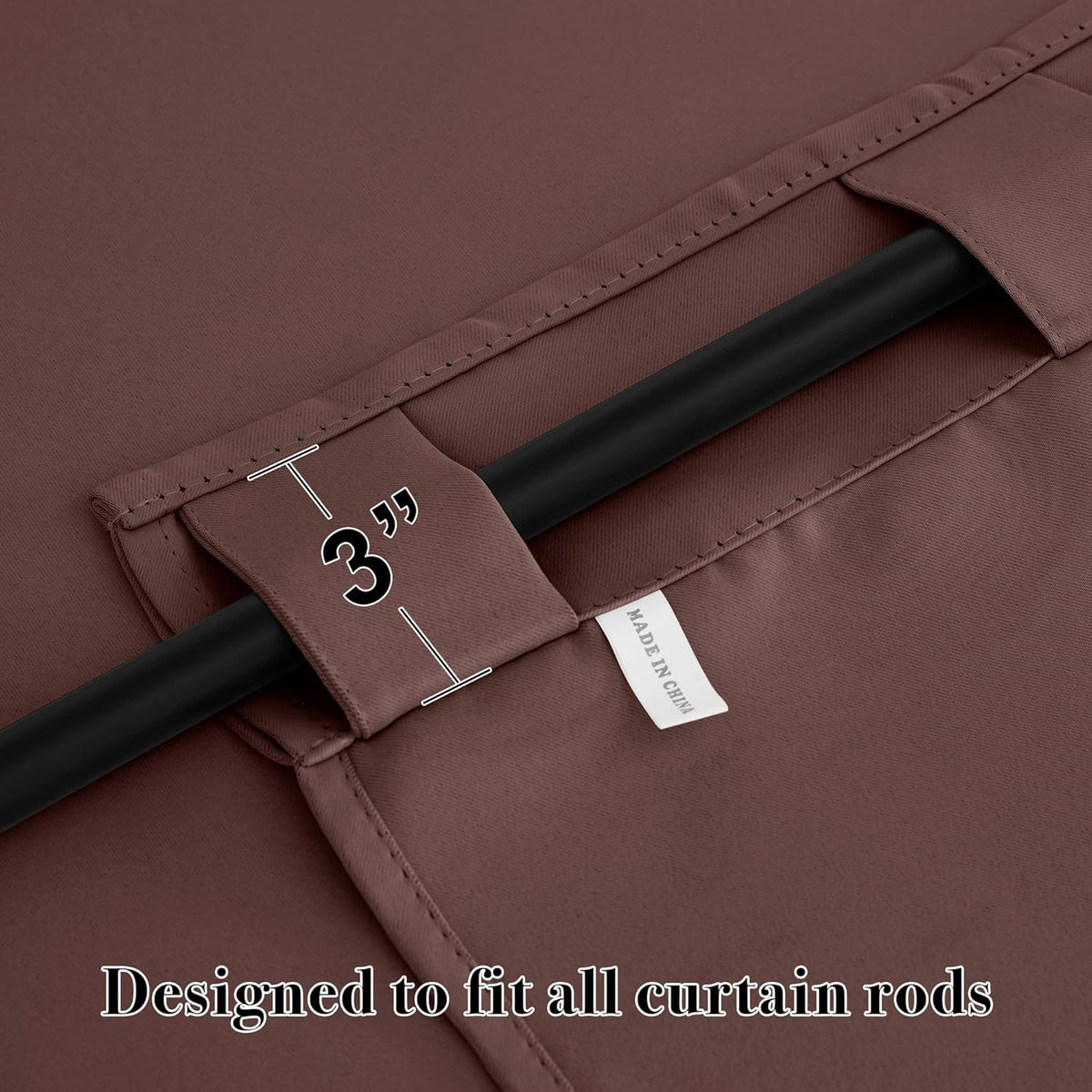 RYB HOME Blackout Curtains for Bedroom, Windows Shades Thermal Insulating Privacy Drapes for Living