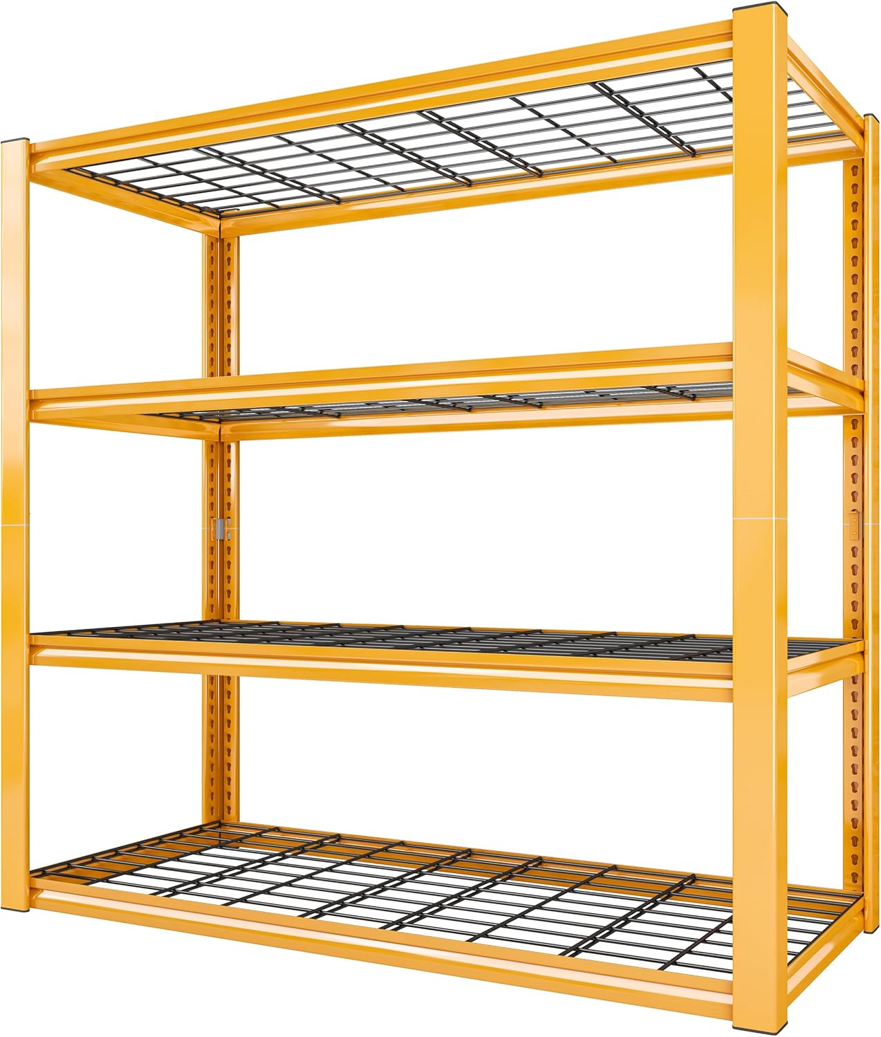 REIBII 40" W Garage Shelving 2240 LBS Storage Shelves Heavy Duty Metal Shelving 4 Tier Metal
