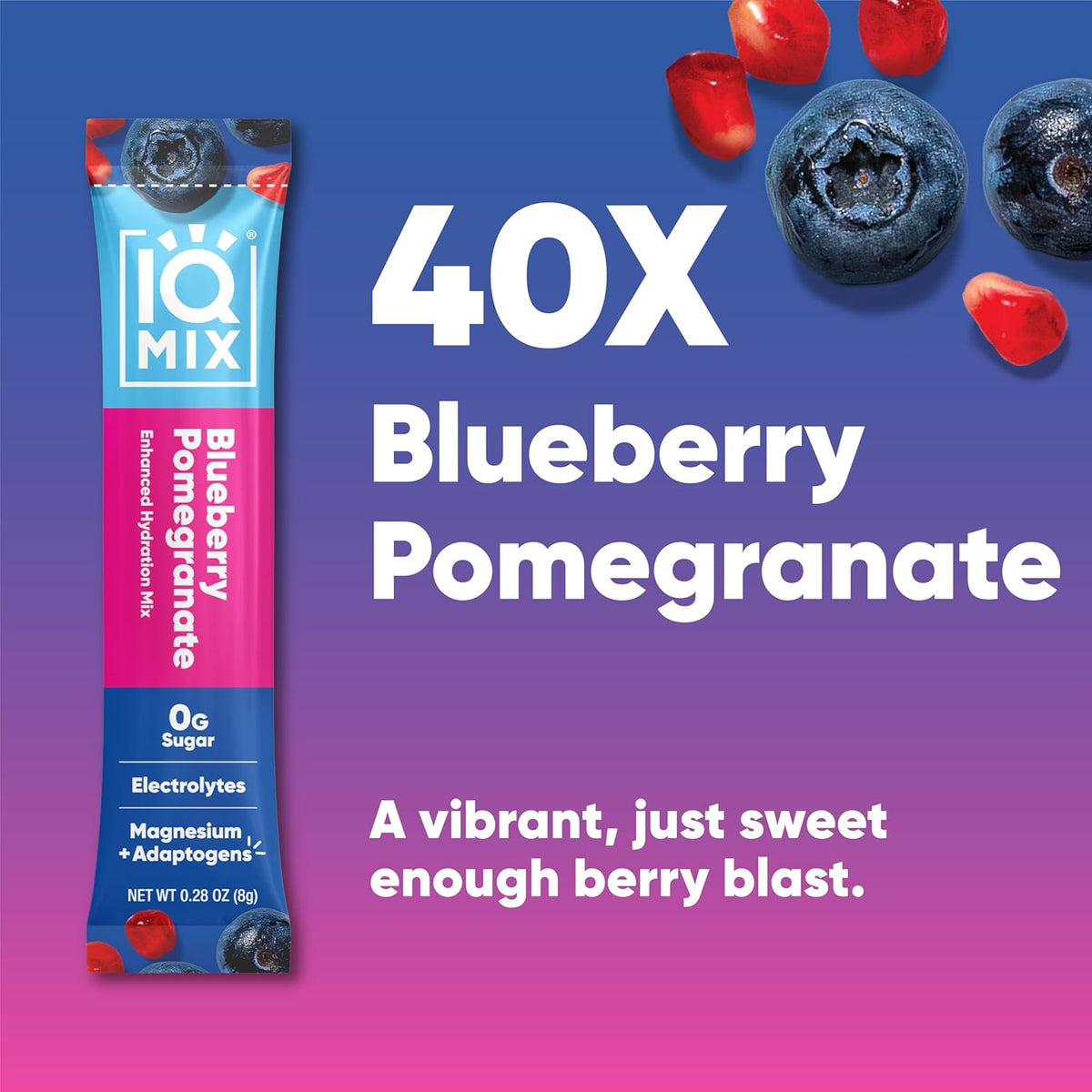 IQMIX Hydration Electrolyte Powder – 4-in-1 Formula for Hydration, Mental Clarity, Mood and