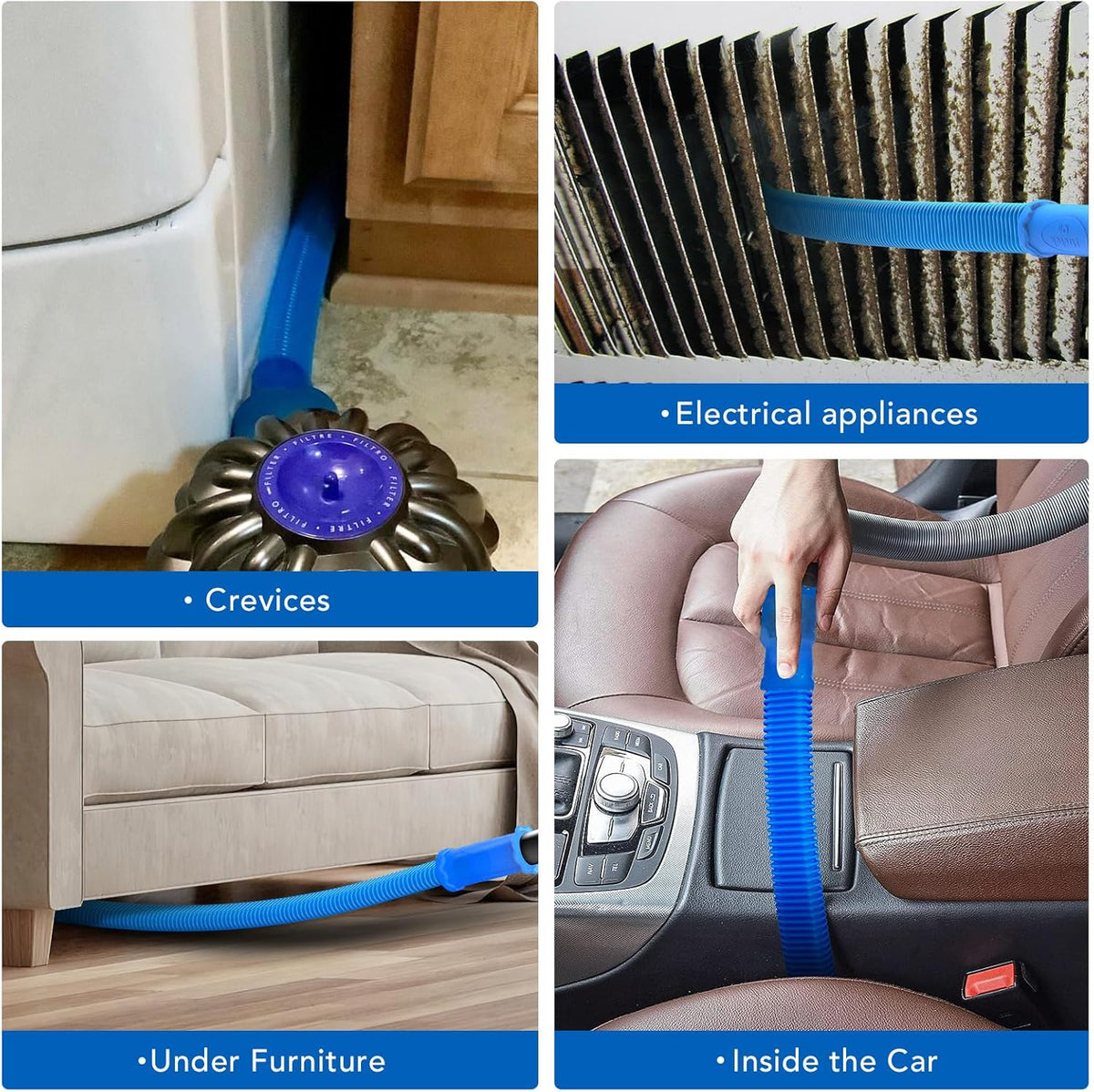 Sealegend Dryer Vent Cleaner Kit Vacuum Hose Attachment Compatible with Most Vacuum Cleaner