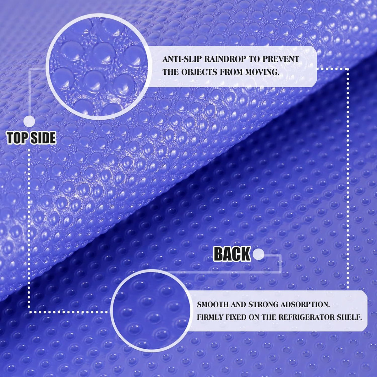 10Pcs Refrigerator Liners, Washable Fridge Liner Shelf Mats Refrigerator Pads for Cupboard Cabinet