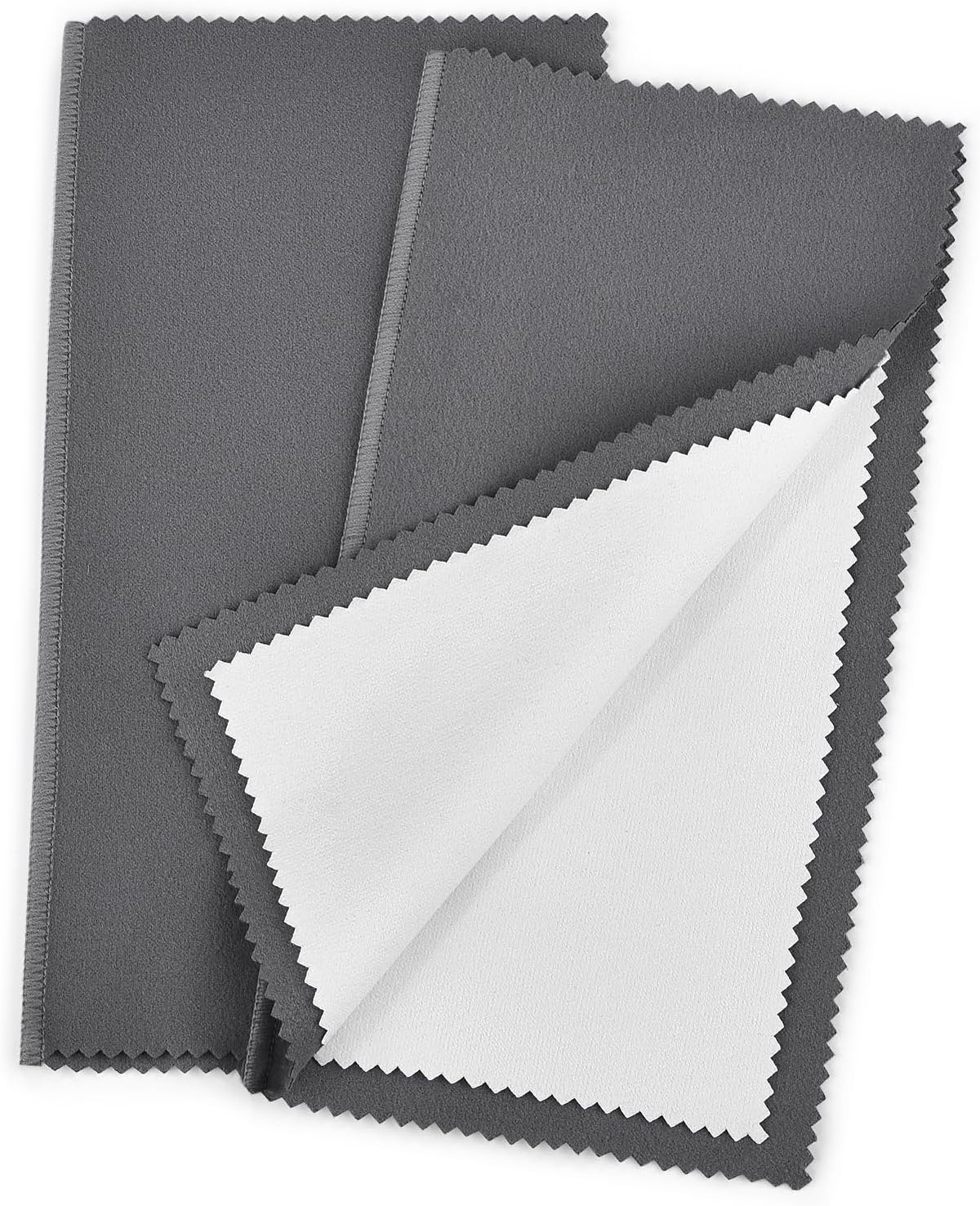 SEVENWELL Silver Polishing Cloth, Jewelry Cleaner Cloth for Sterling Silver Jewelry, Gold