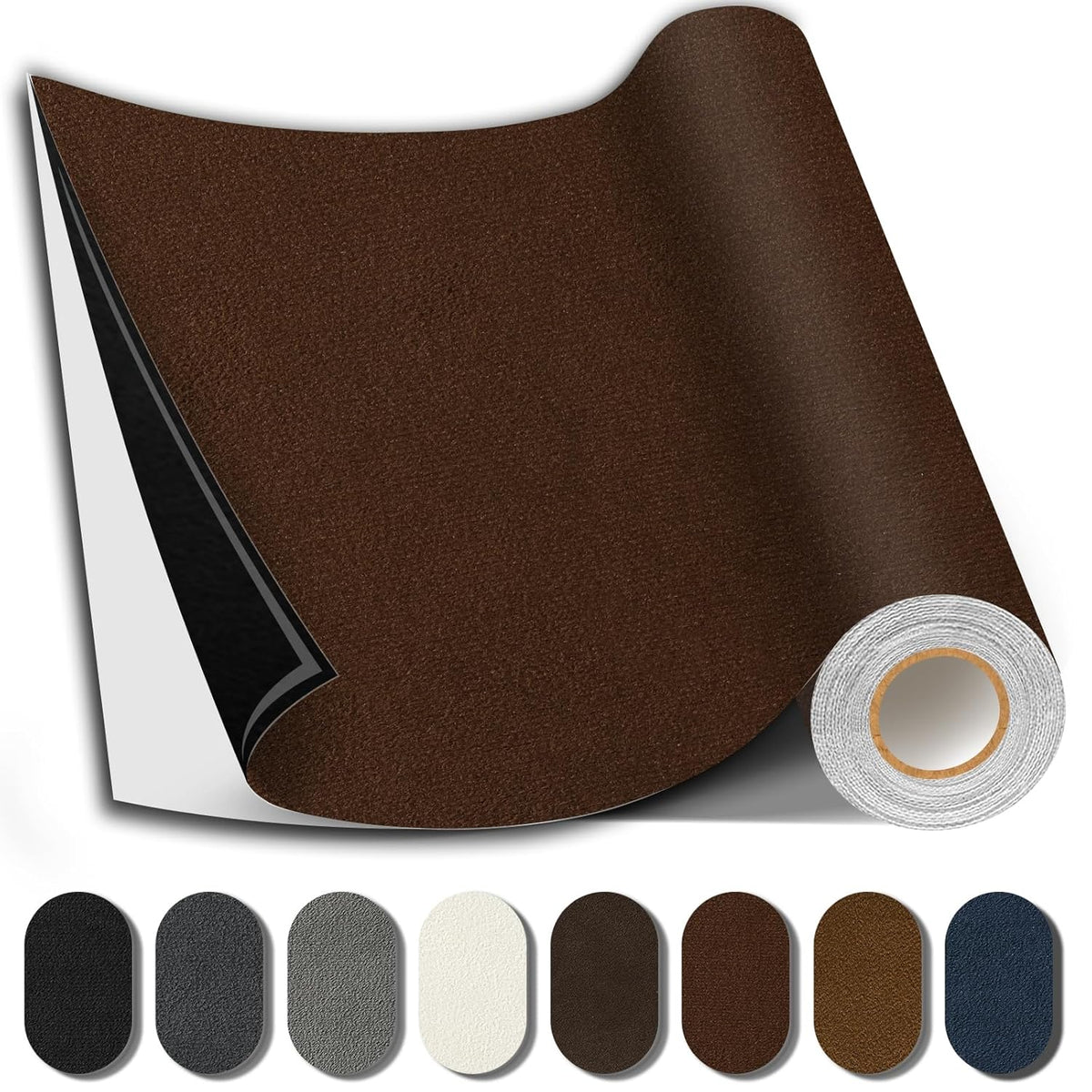Suede Repair Patch, Large Fabric Repair Tape, Self-Adhesive Fabric Patches for Furniture, Couch