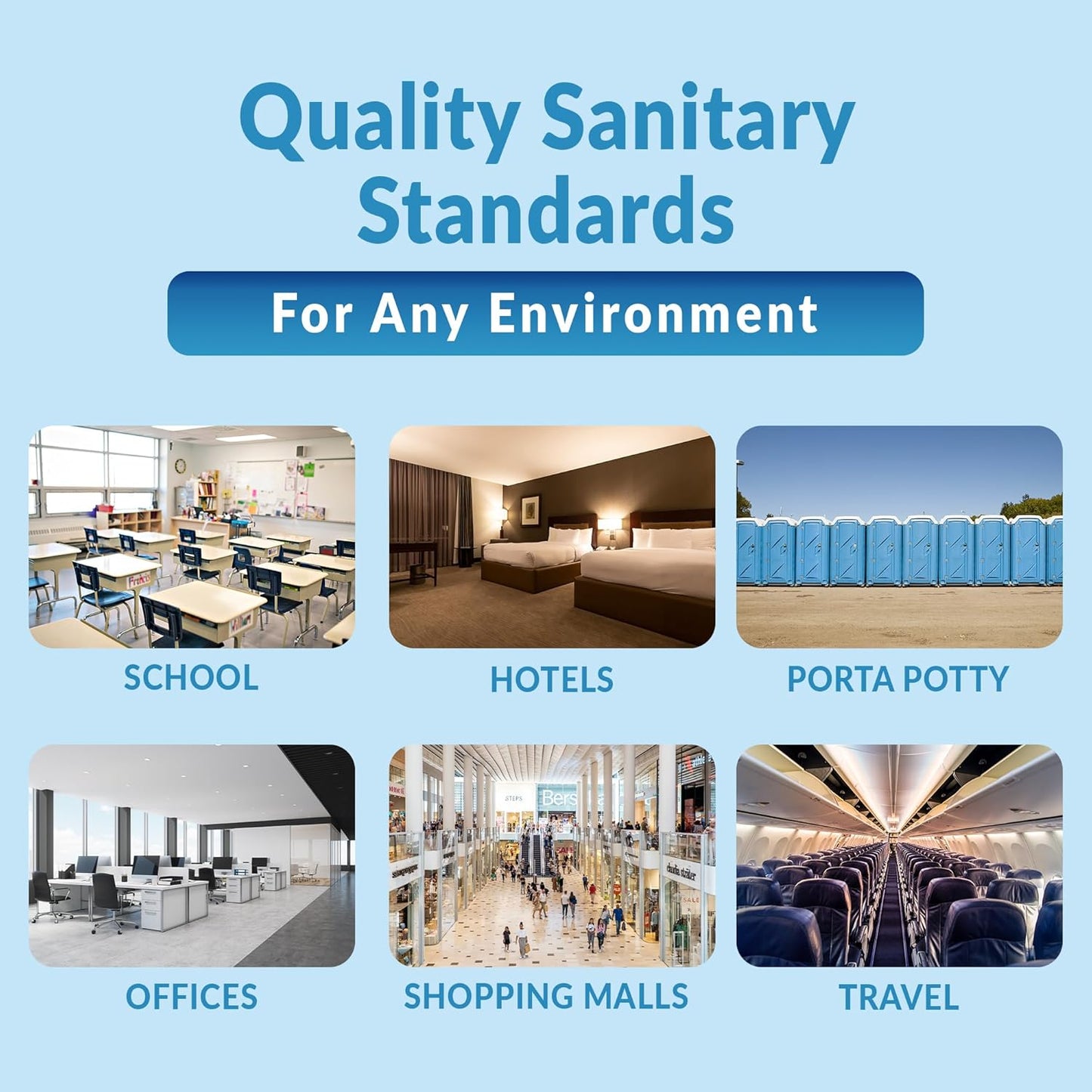 Reli. Toilet Seat Covers (1250 Pcs, 5 Packs of 250) | Disposable Toilet Seat Cover - Flushable