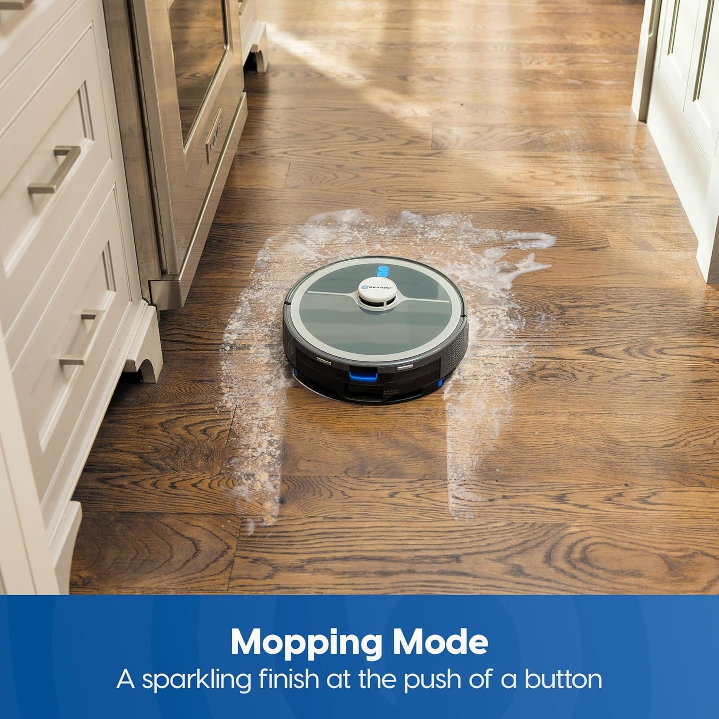Vacmaster V10i 3-in-1 Robot Vacuum and Mop Combo with Self-Empty Station for 45 Days, LiDAR