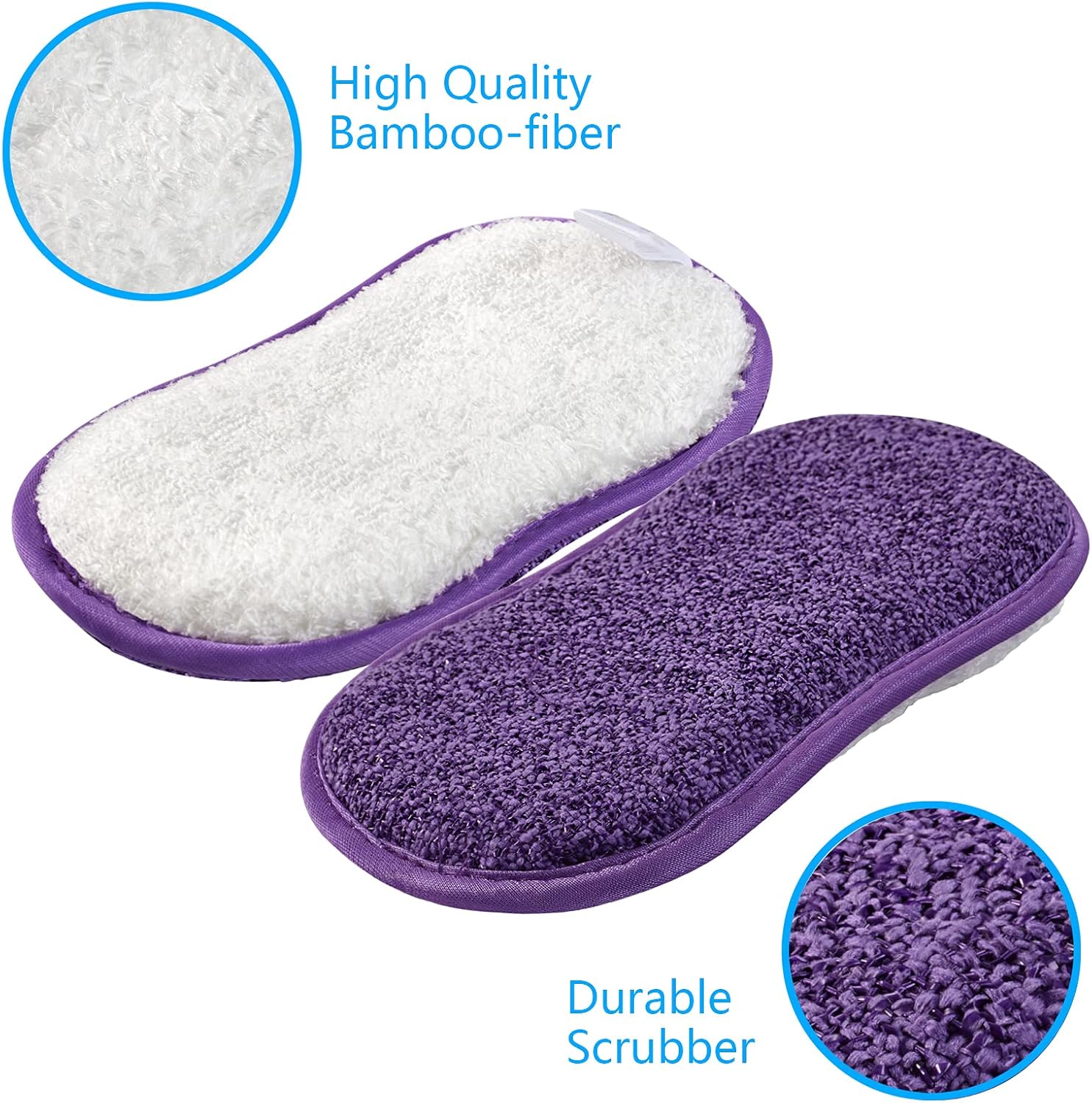 10 Pack Kitchen Dish Sponges Scrubber Non-Scratch Multi-Purpose Dishcloths, Sponge Along with Heavy