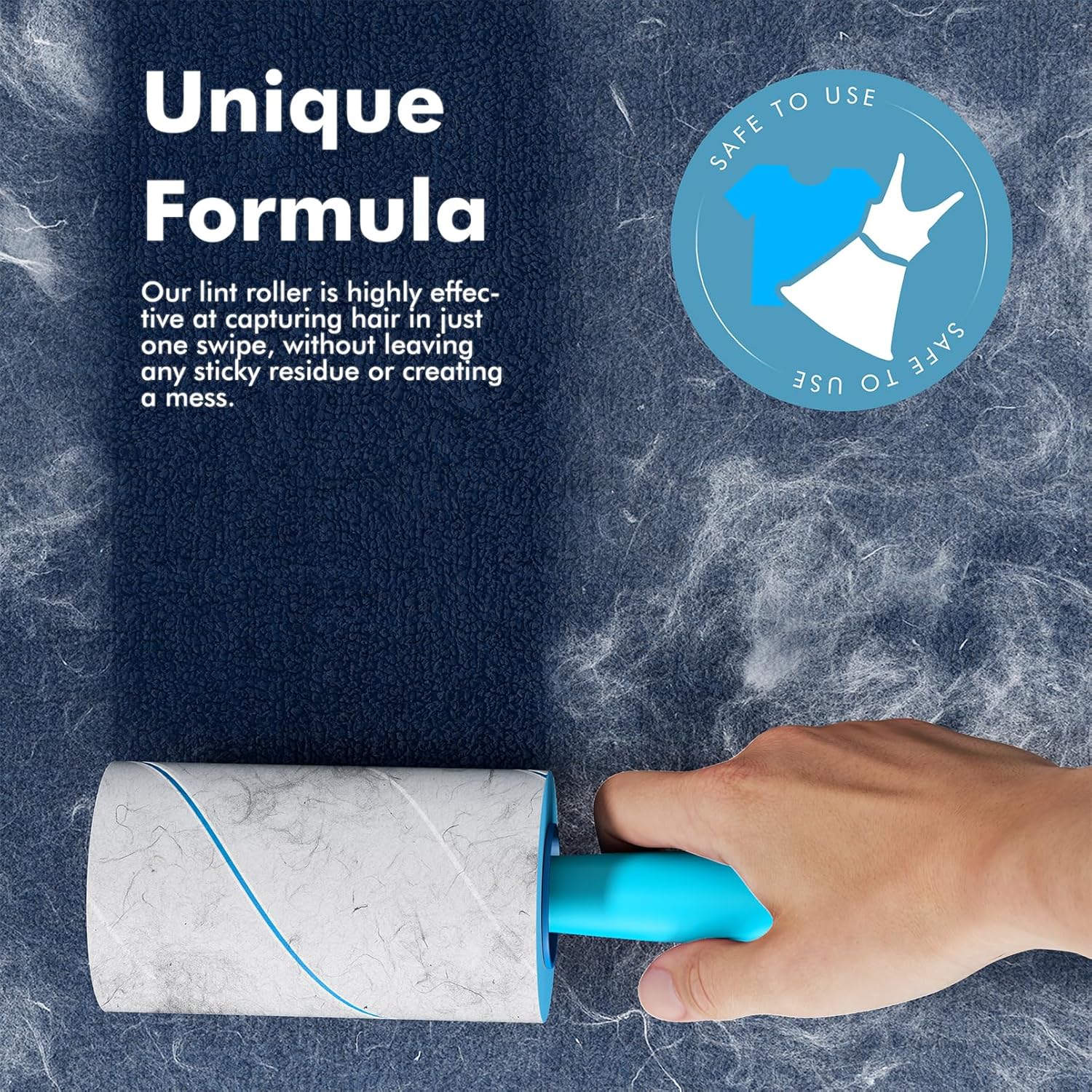 Lint Rollers for Pet Hair Extra Sticky, 1200 Sheets Mega Value Set Lint Rollers for Pet Hair