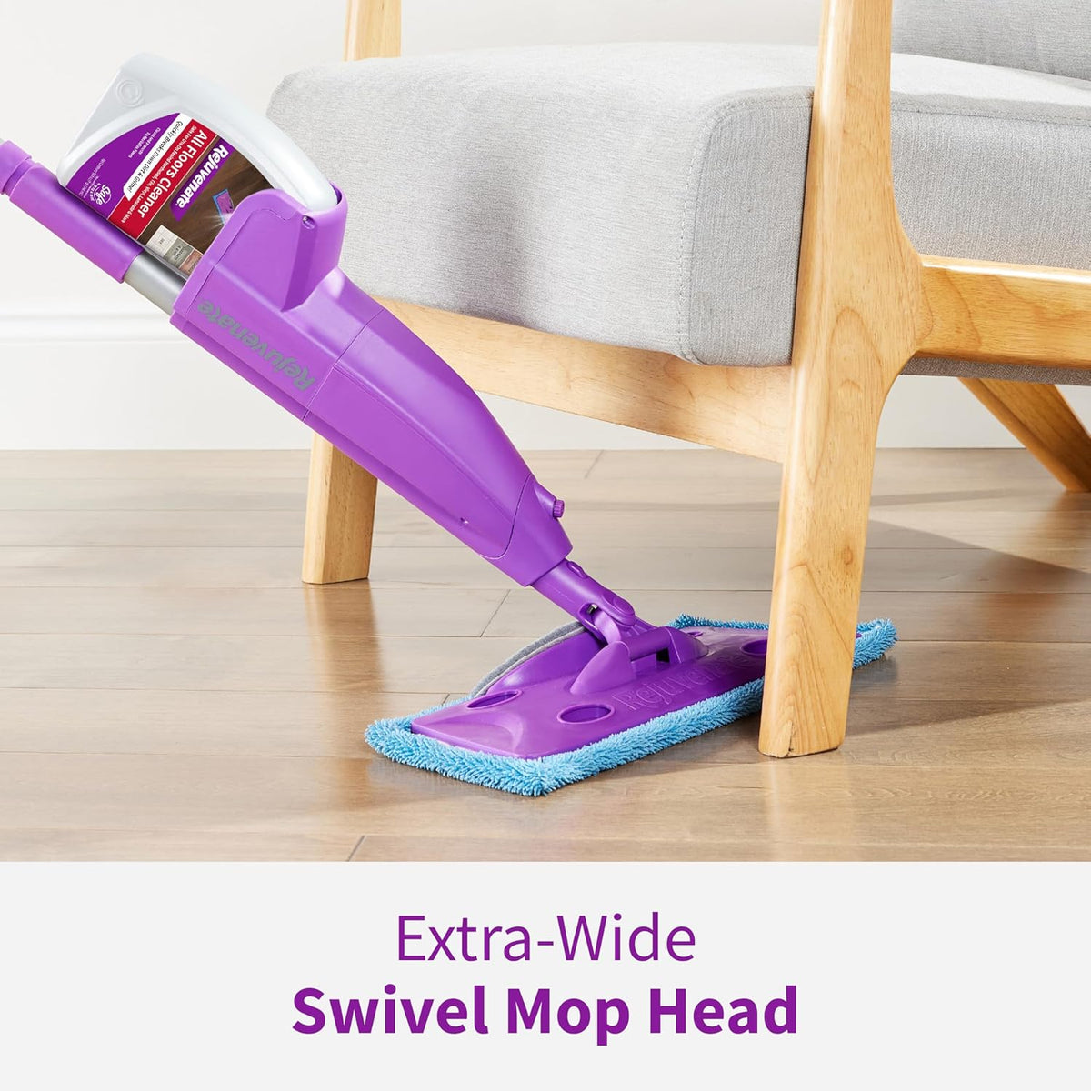 Rejuvenate Click N Clean Multi-Surface Spray Mop All-in-One Kit Cleans and Revitalizes Floors, 1