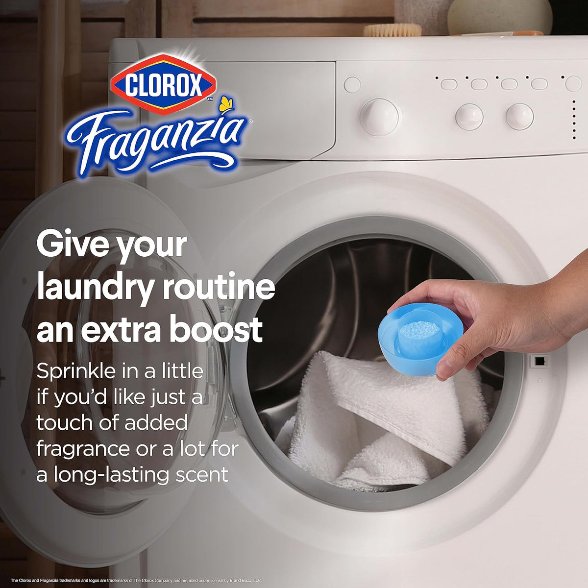 Clorox Fraganzia Laundry Scent Booster Crystals in Linen Scent - Scented In-Wash Freshener Beads