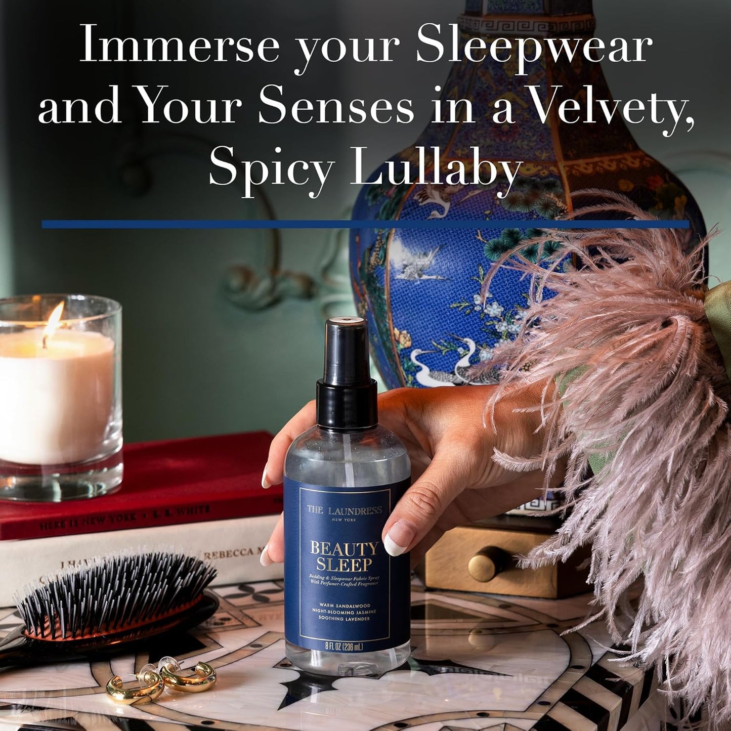 The Laundress Beauty Sleep Fabric Spray, Wrinkle Release Spray, Pillow Spray, Fabric Refresher