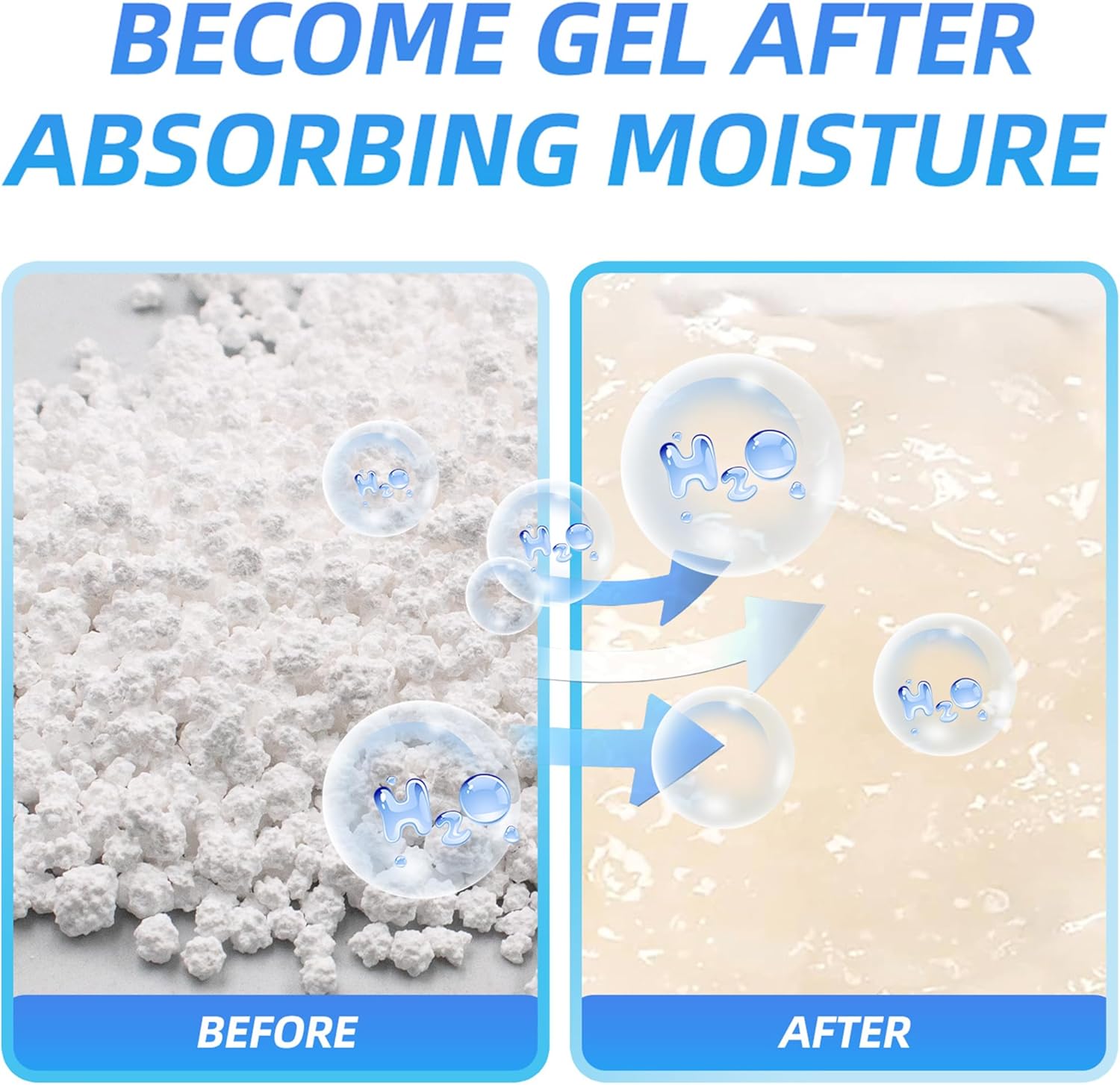 25 Gram Moisture Absorbers, 20 Packs Dehumidifier Bags for Bathrooms, Basements, Rvs, Humidity