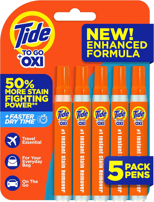 Tide Stain Remover for Clothes, Tide To Go Pen, Instant Stain & Spot Remover for Clothes, Travel &