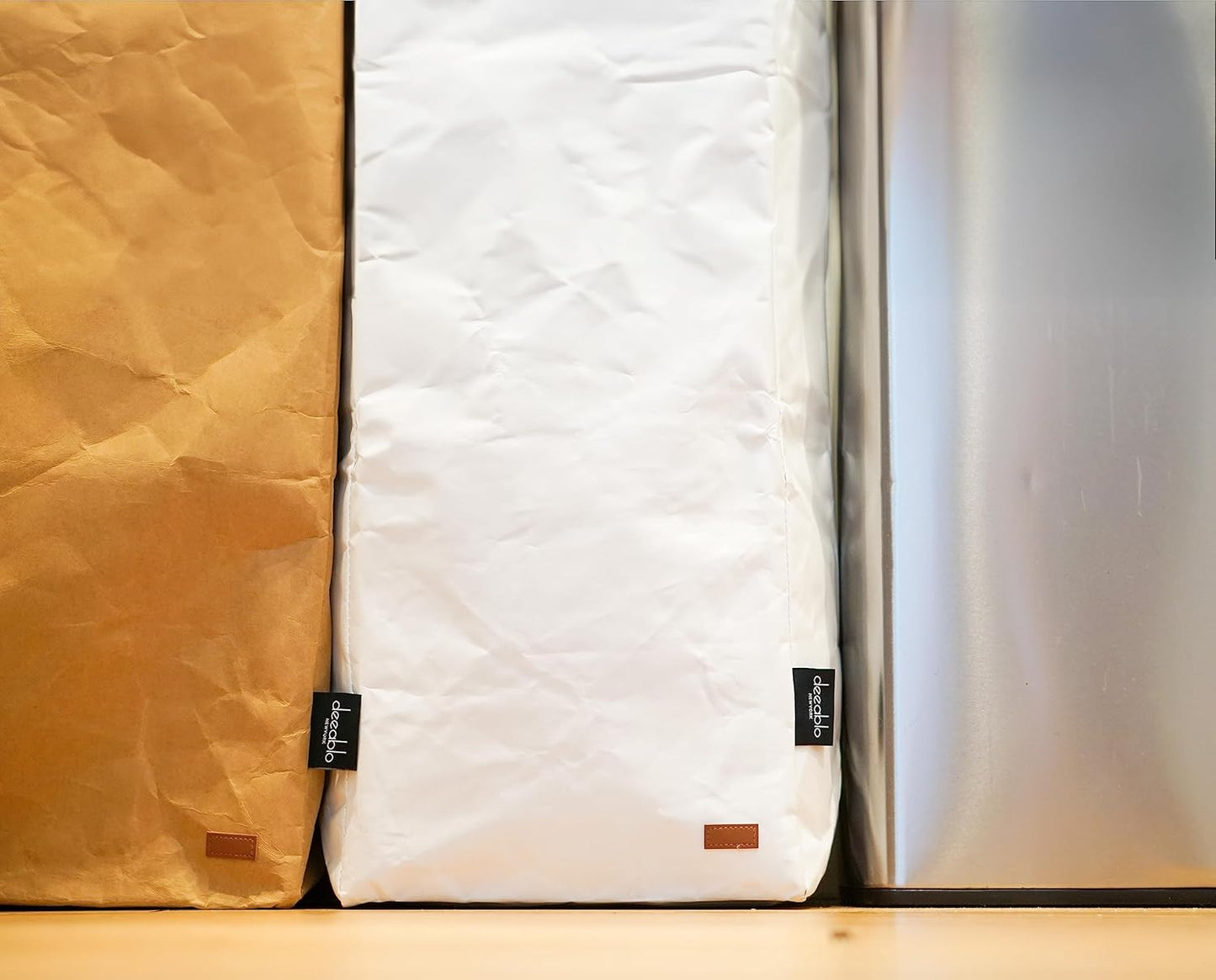 Deeablo New York Sustainable Reusable, Highly Versatile, Washable Paper Bag for Recycling