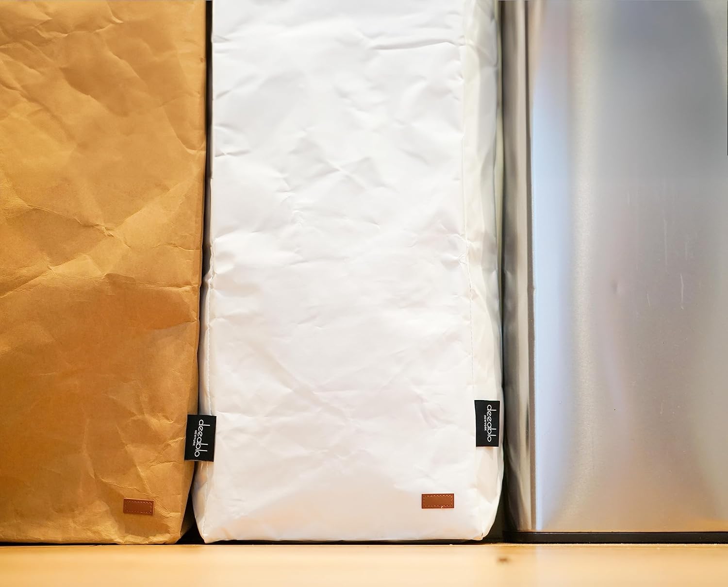 Deeablo New York Sustainable Reusable, Highly Versatile, Washable Paper Bag for Recycling