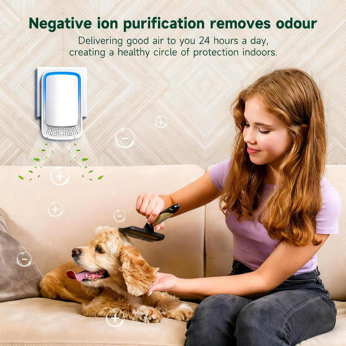 Plug In Air Ionizer Purifier for Home (4 Pack), Negative Ion Generator, Quiet Air Freshener for