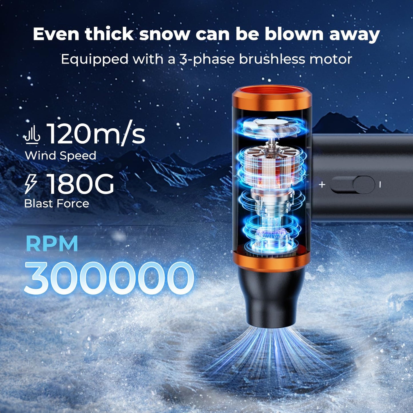K&F Concept Electric Compressed Air Duster|300000RPM Vacuum Cleaner|3 Gear Adjustable|Super Wind