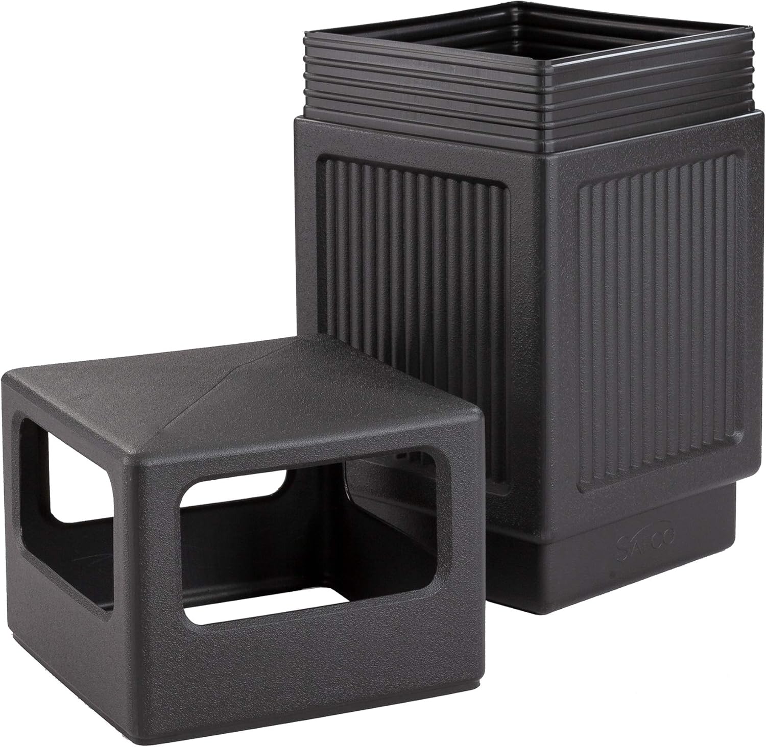 Safco Canmeleon Trash Can, 38 Gallons, Indoor and Outdoor Use, Durable & Weather-Resistant