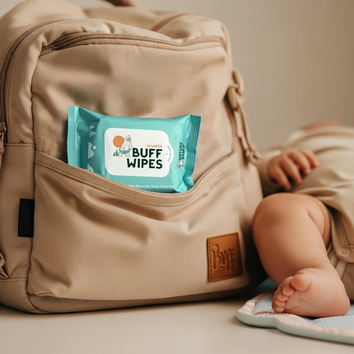 Multi-Use Wet Wipes for Babies & Adults - 99.7% Pure, Plastic-free, Biodegradable & Unscented Body