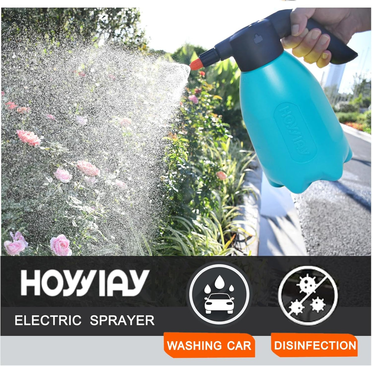 ES2-PRO Electric Spray Bottle 2L/0.5Gallon Plant Mister,Spray About 30 Gallons On a Single