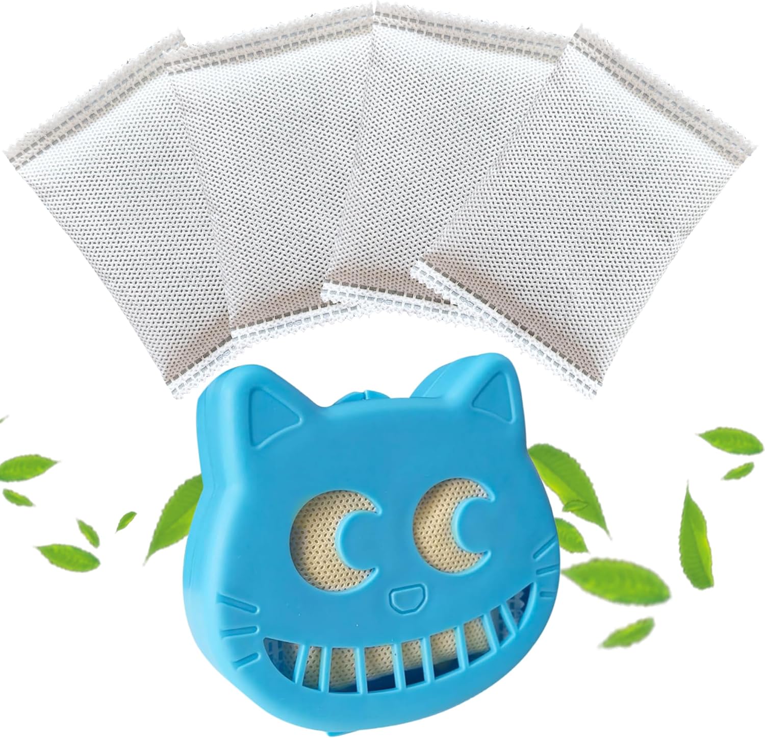 Unscented Cat Litter Box Deodorizer Kit Stick-On Activated Carbon Odor Eliminators Compatible with