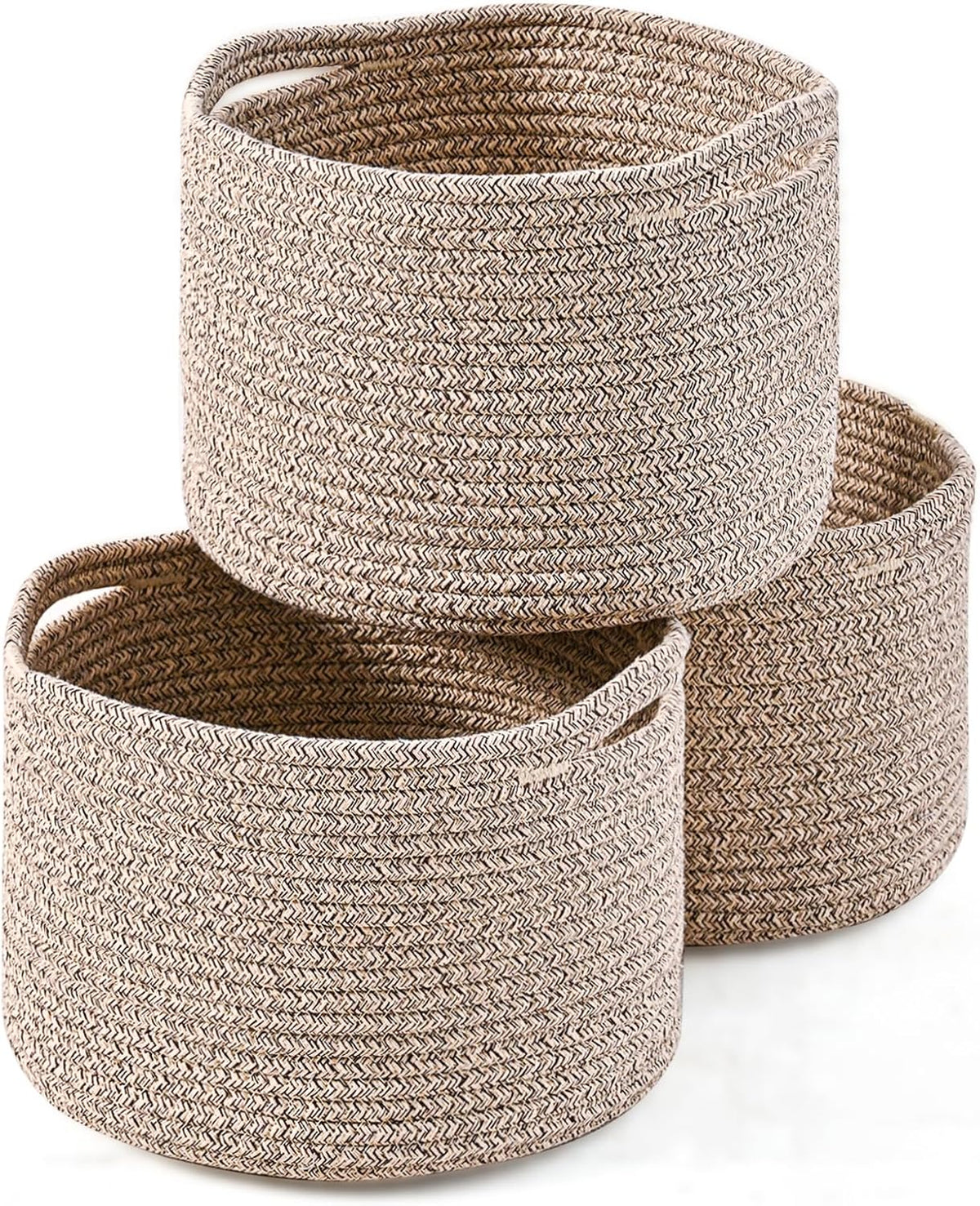 Small Storage Baskets for Organizing, Organizer Baskets for Shelves, Small Woven Basket for