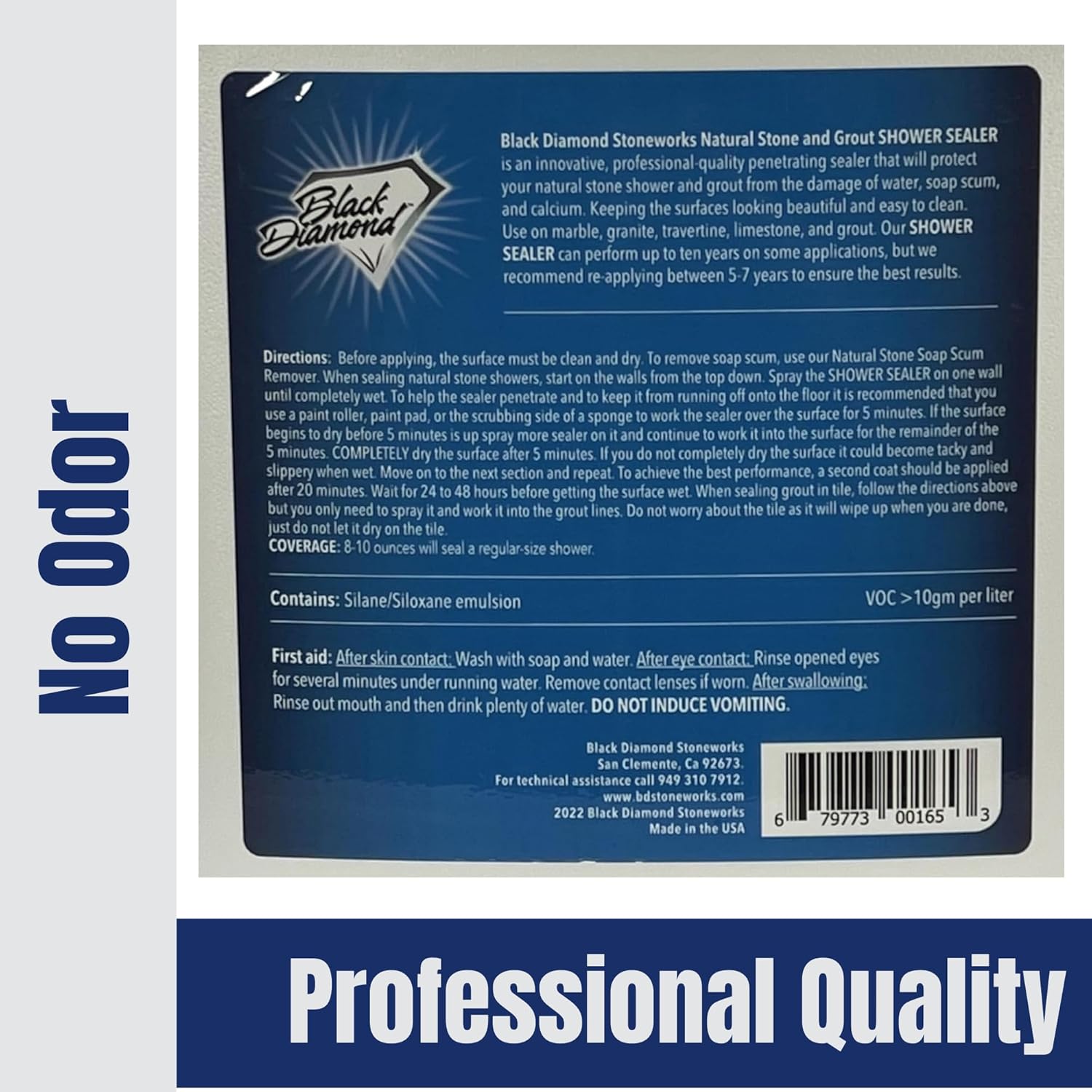 Natural Stone and Grout Penetrating Shower Sealer. Marble, Granite Travertine, Limestone. Protects