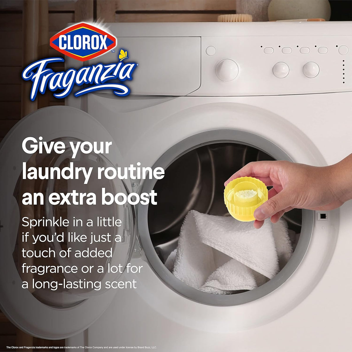 Clorox Fraganzia Laundry Scent Booster Crystals in Vanilla Scent - Scented In-Wash Freshener Beads